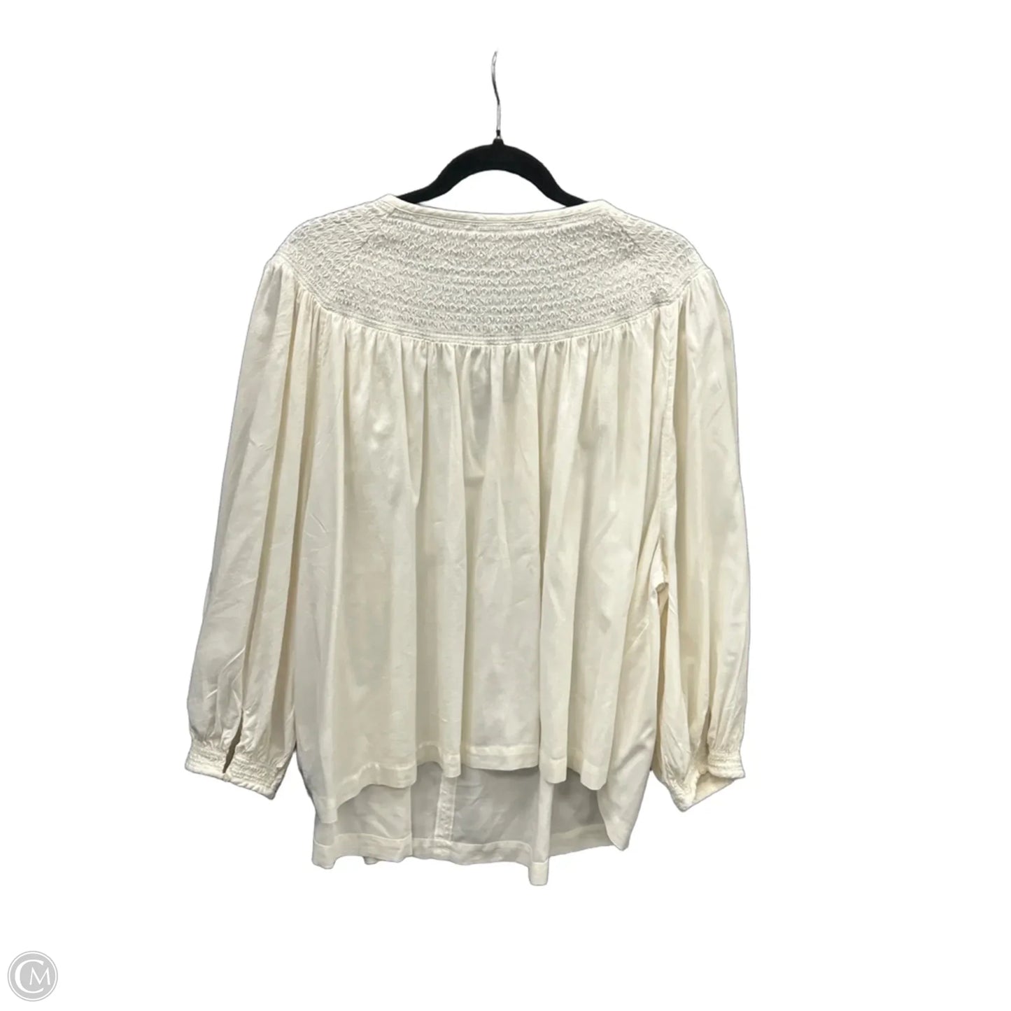 Top Long Sleeve By Old Navy In Cream, Size: 3x