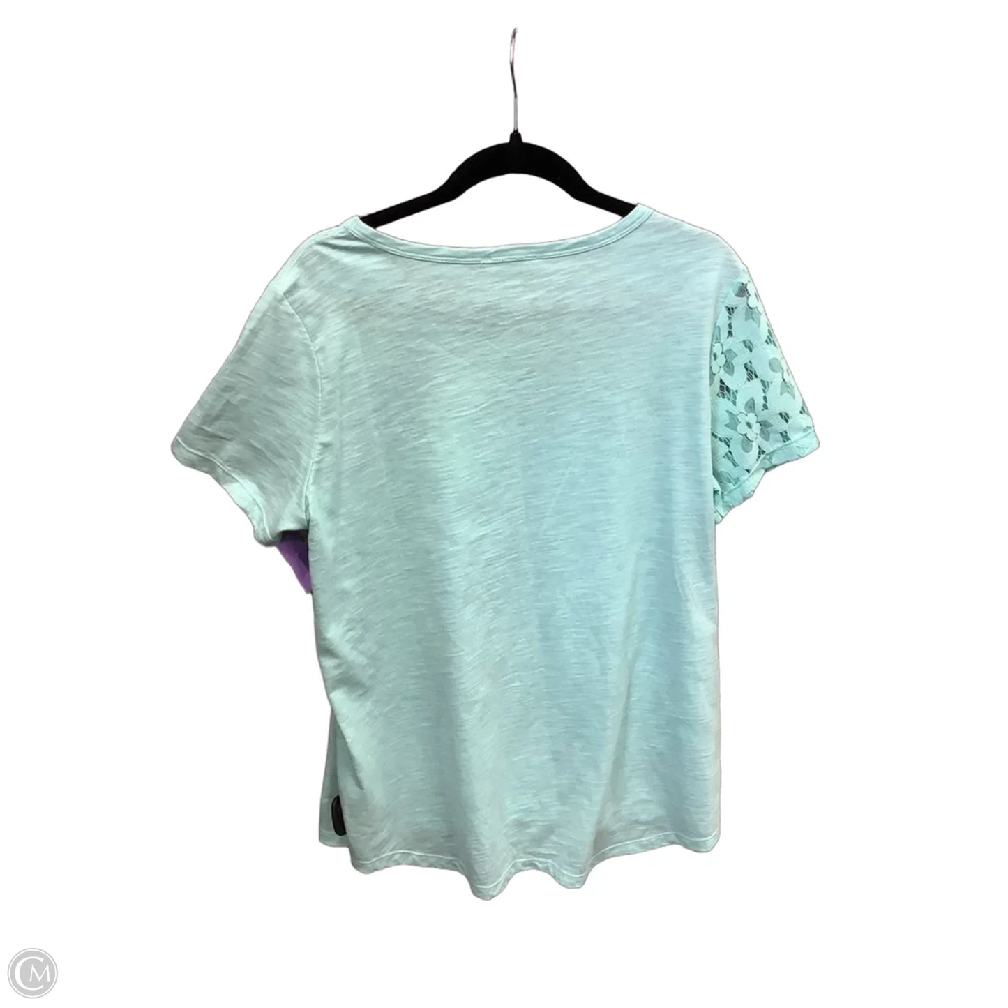 Top Short Sleeve By Clothes Mentor In Blue, Size: L