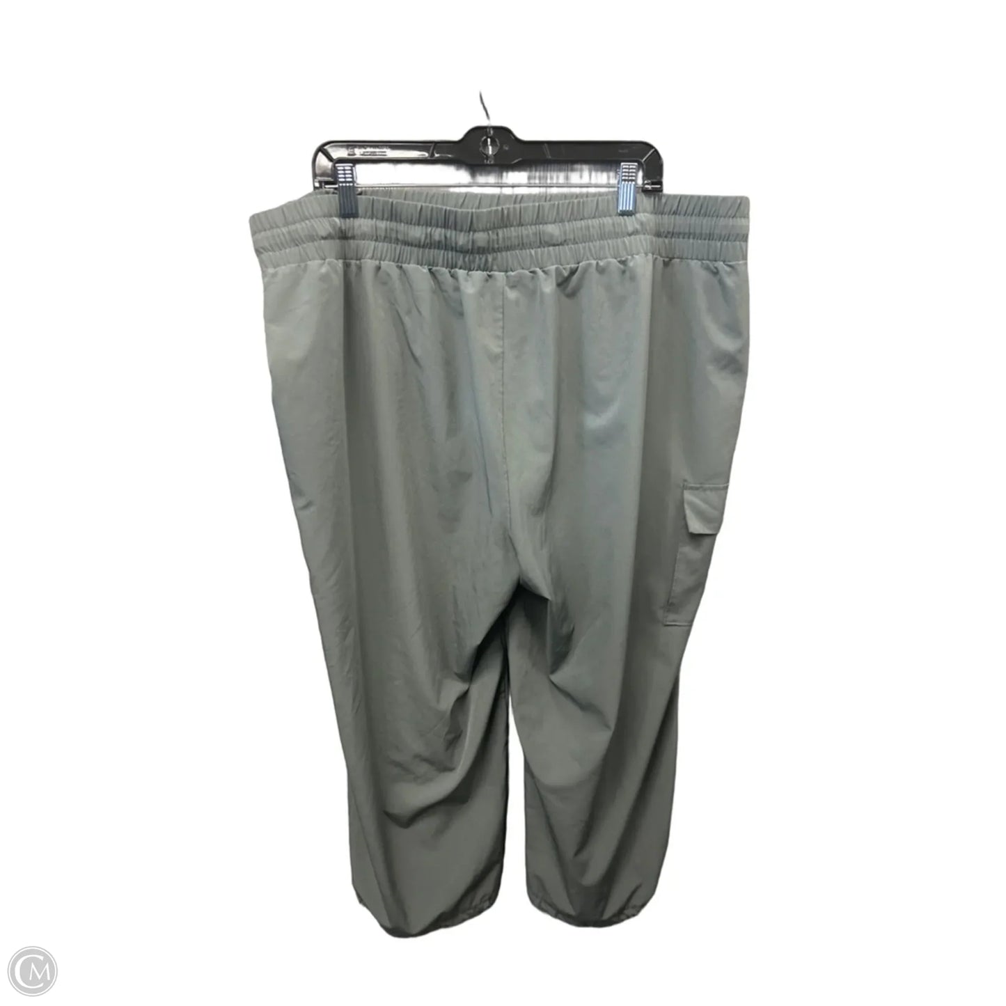 Athletic Capris By Rbx In Grey, Size: 2x