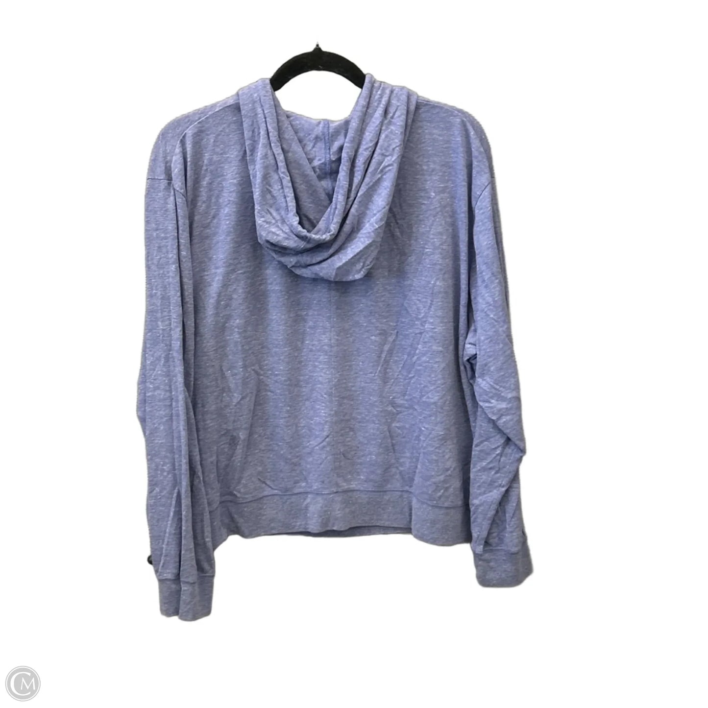 Athletic Top Long Sleeve Hoodie By Nike Apparel In Purple, Size: 2x
