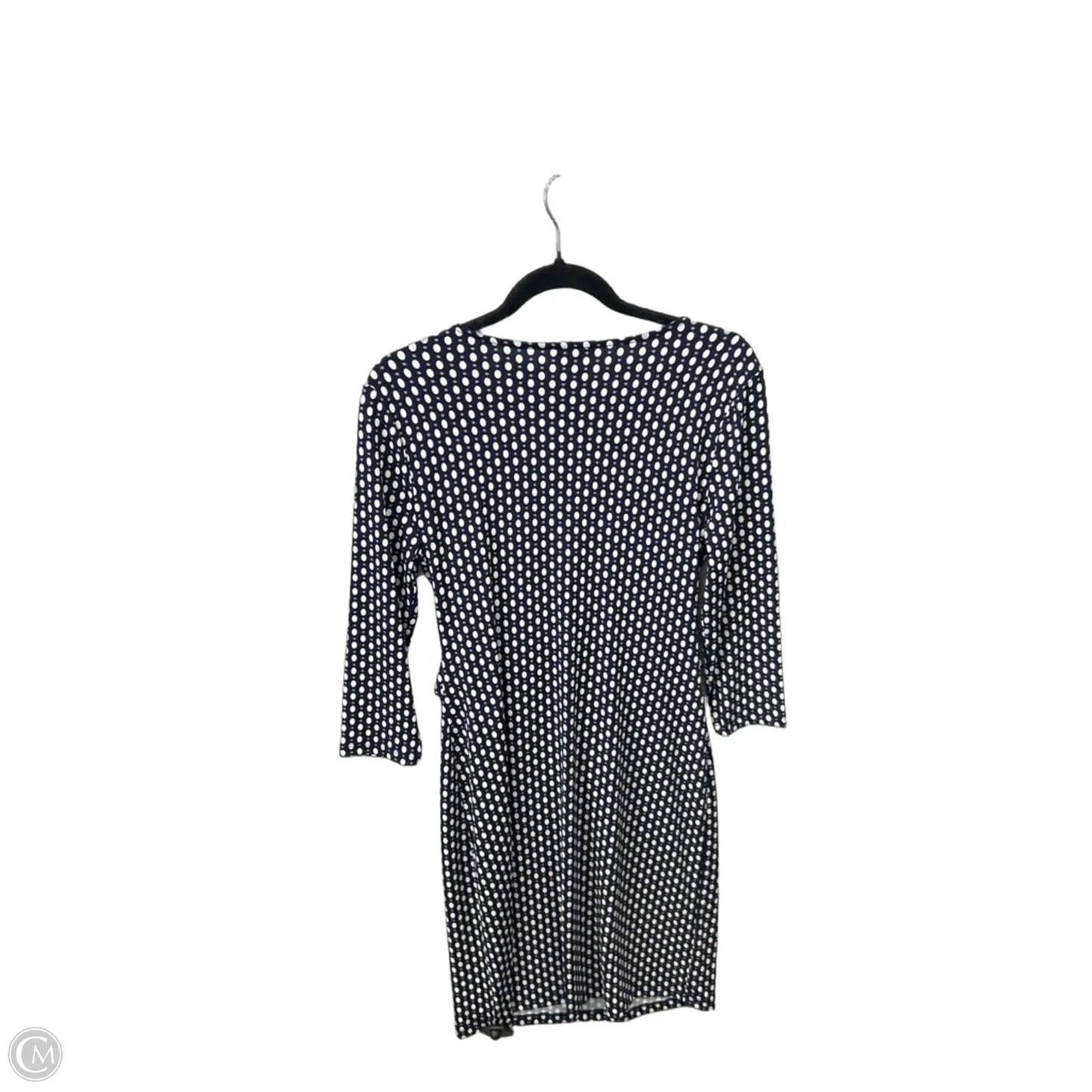 Dress Casual Midi By Ann Taylor In Polkadot Pattern, Size: Mp