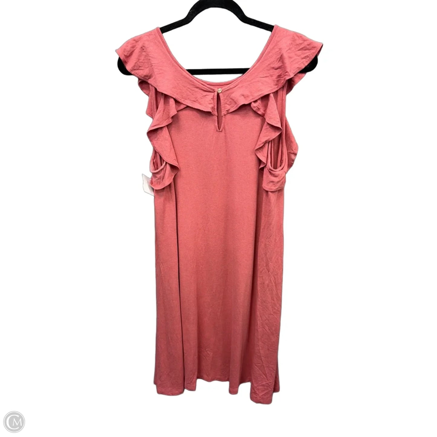 Dress Casual Midi By Loft In Pink, Size: Xl