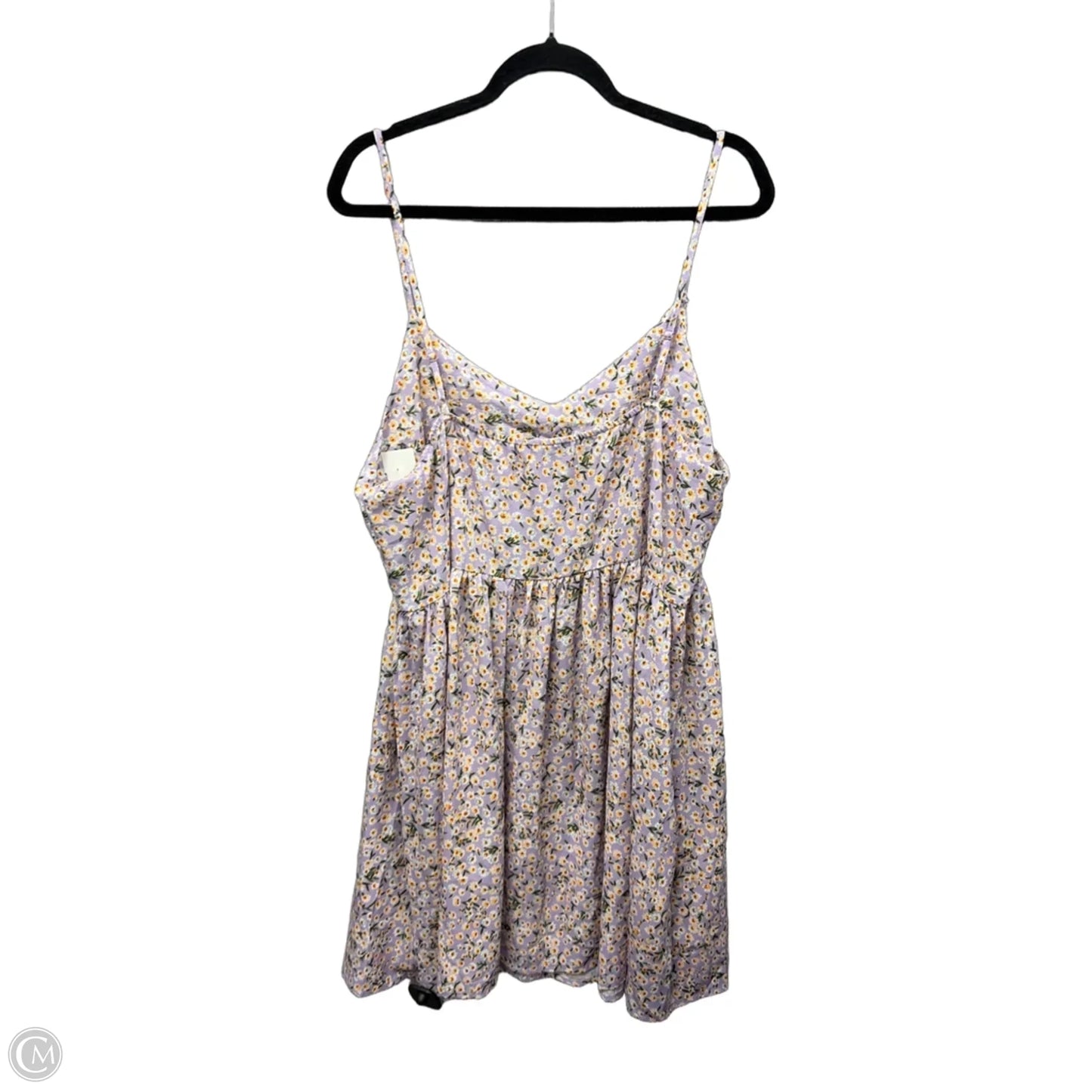 Dress Casual Midi By Shein In Purple, Size: 1x