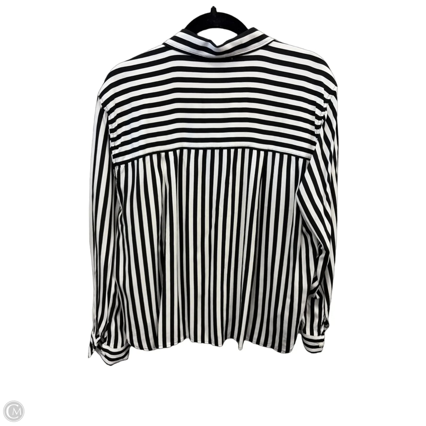 Top Long Sleeve By Jane And Delancey In Striped Pattern, Size: Xl