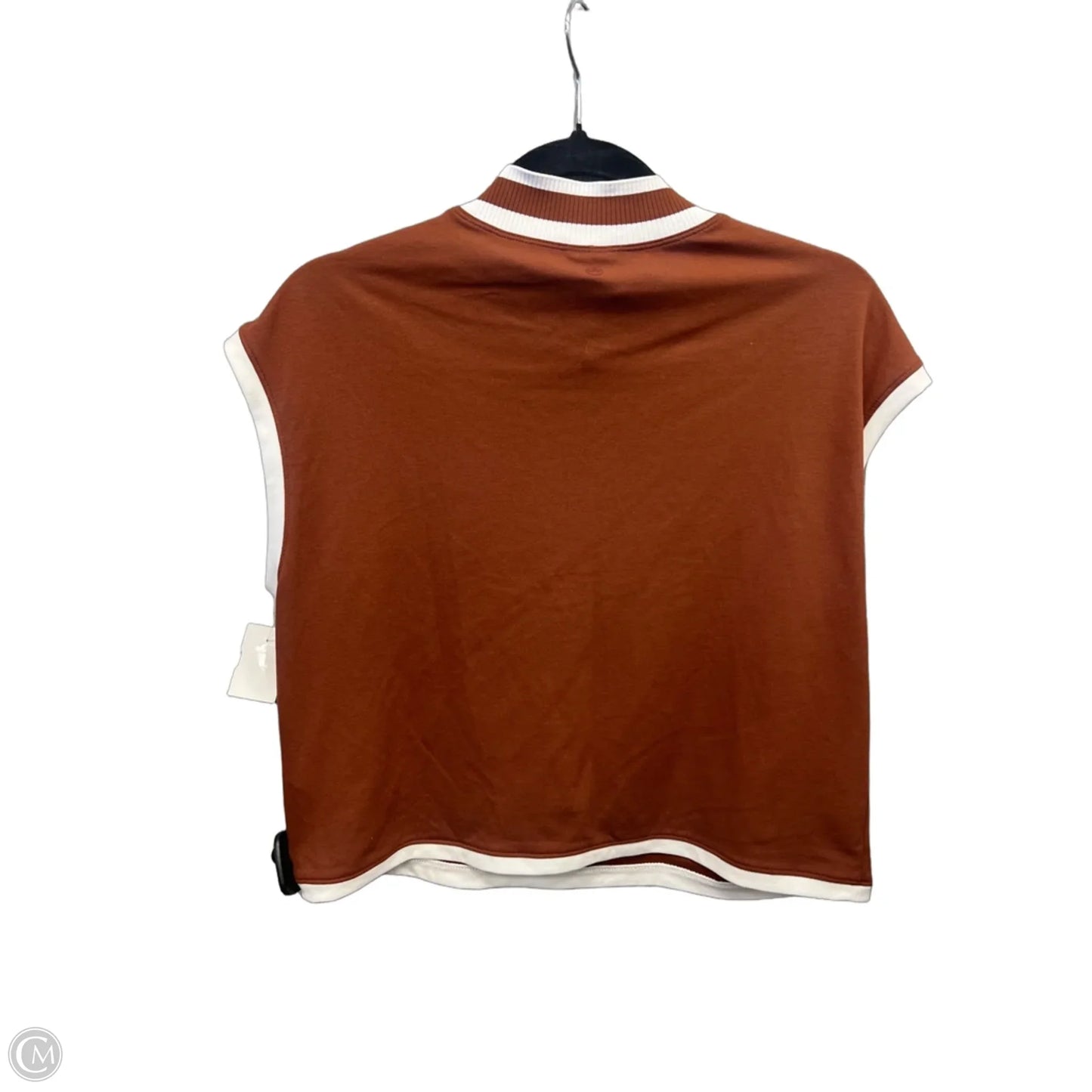Athletic Tank Top By Calia In Brown & White, Size: M