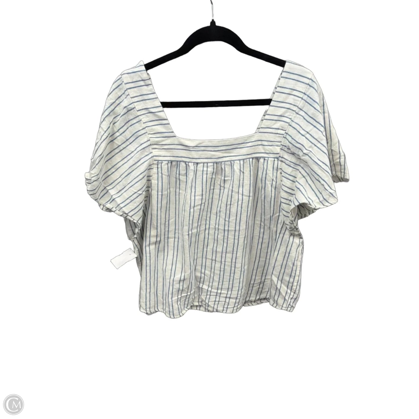 Top Short Sleeve By Sonoma In Striped Pattern, Size: Xl