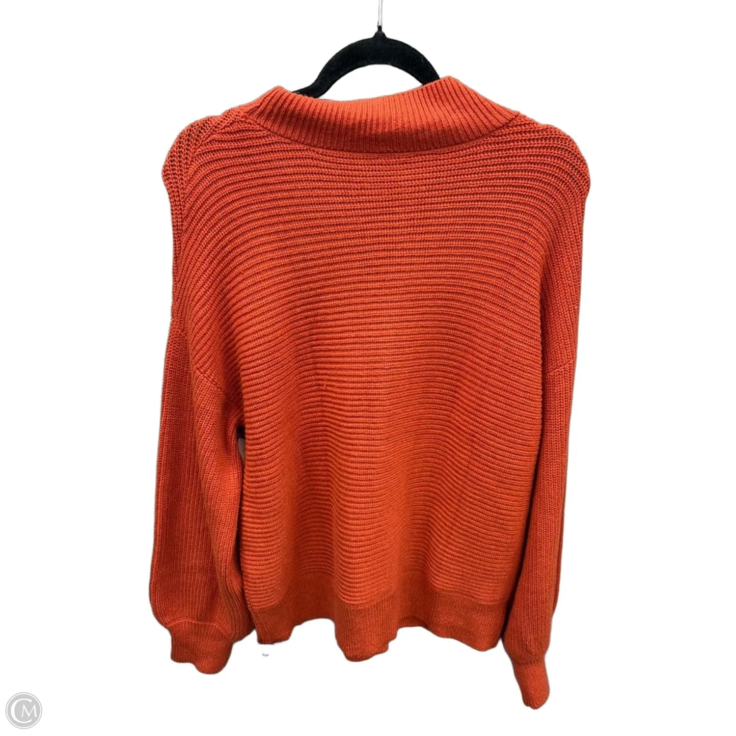 Sweater By Clothes Mentor In Orange, Size: M