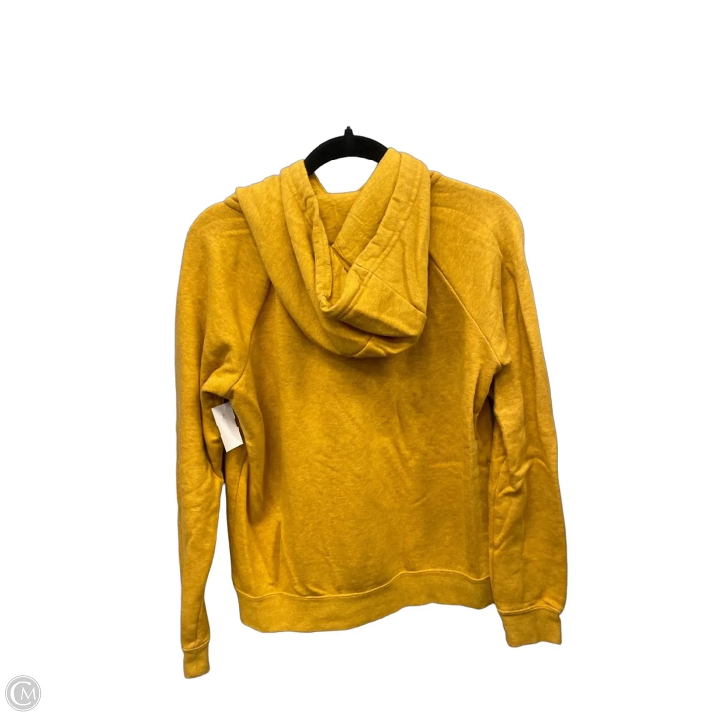 Athletic Sweatshirt Hoodie By Nike Apparel In Yellow, Size: S