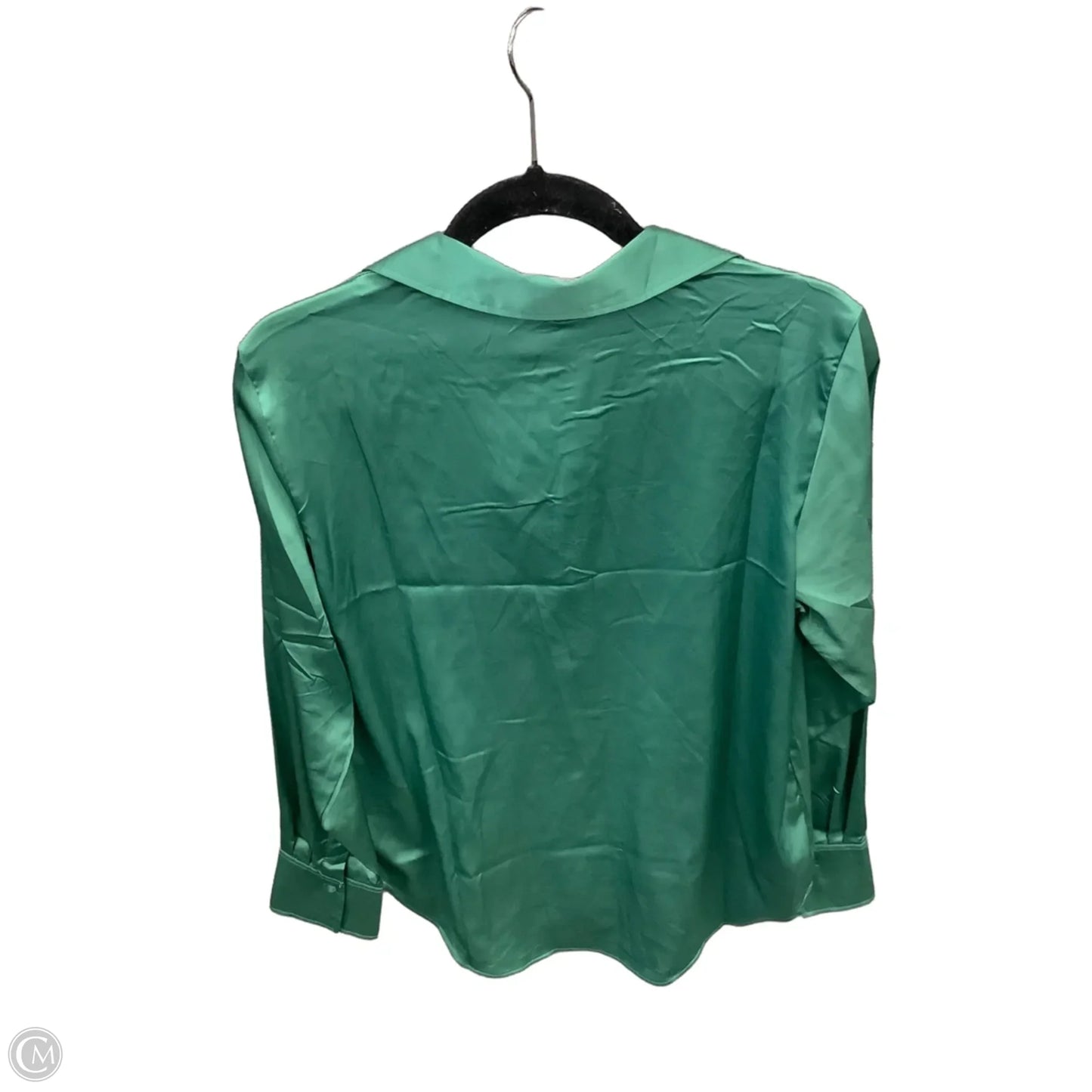 Top Long Sleeve By H&m In Green, Size: S