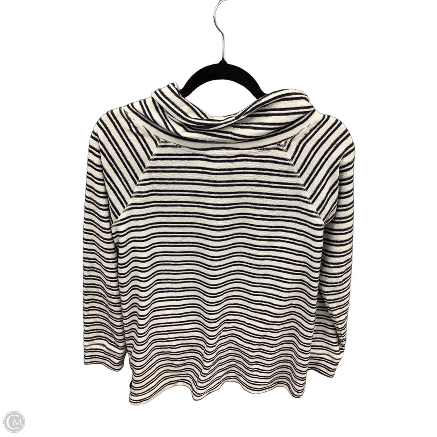 Top Long Sleeve By Tommy Hilfiger In Striped Pattern, Size: M