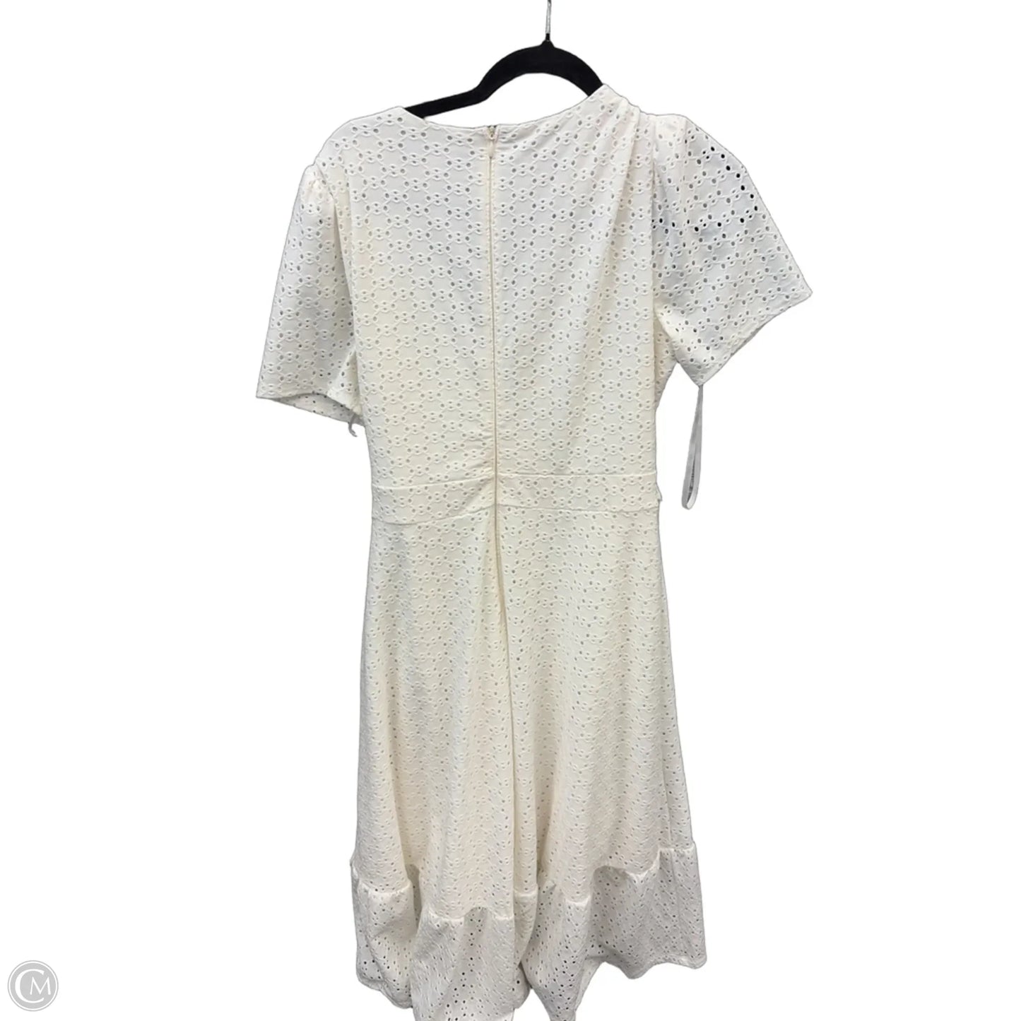 Dress Casual Midi By Clothes Mentor In Cream, Size: L