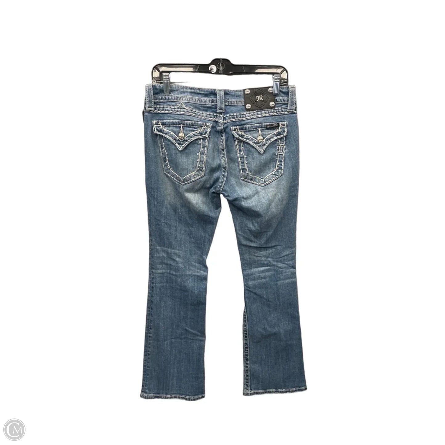 Jeans Boot Cut By Miss Me In Blue Denim, Size: 8