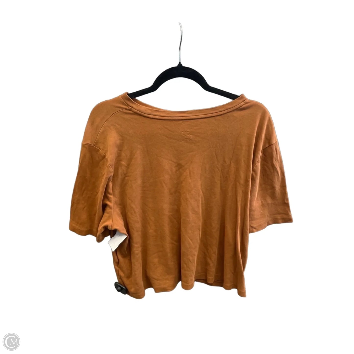 Top Short Sleeve Basic By A New Day In Orange, Size: Xl