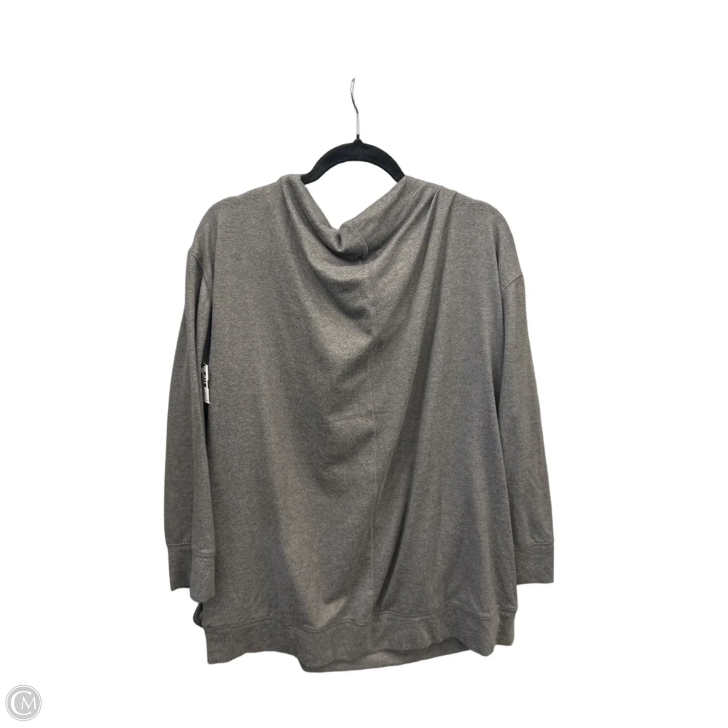Top Long Sleeve By Maurices In Grey, Size: 1x