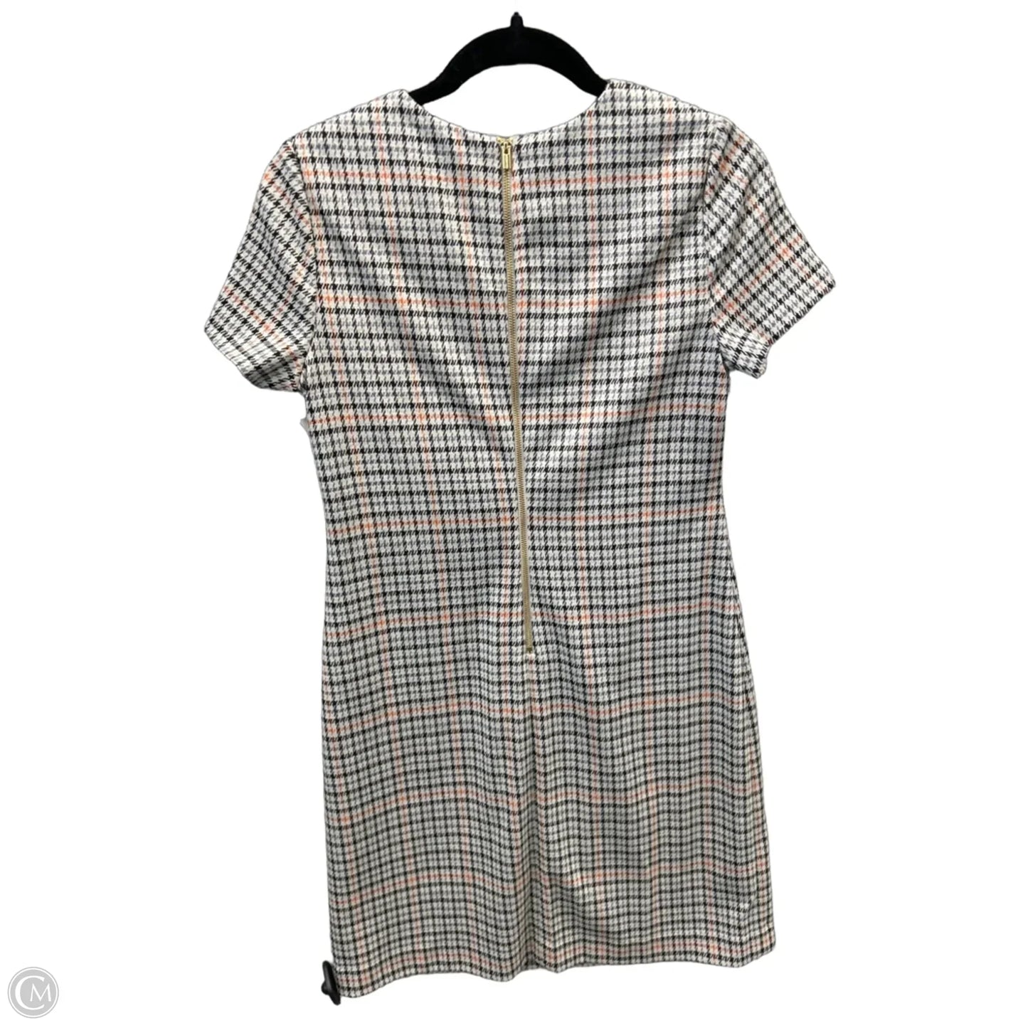 Dress Casual Midi By Calvin Klein In Plaid Pattern, Size: S