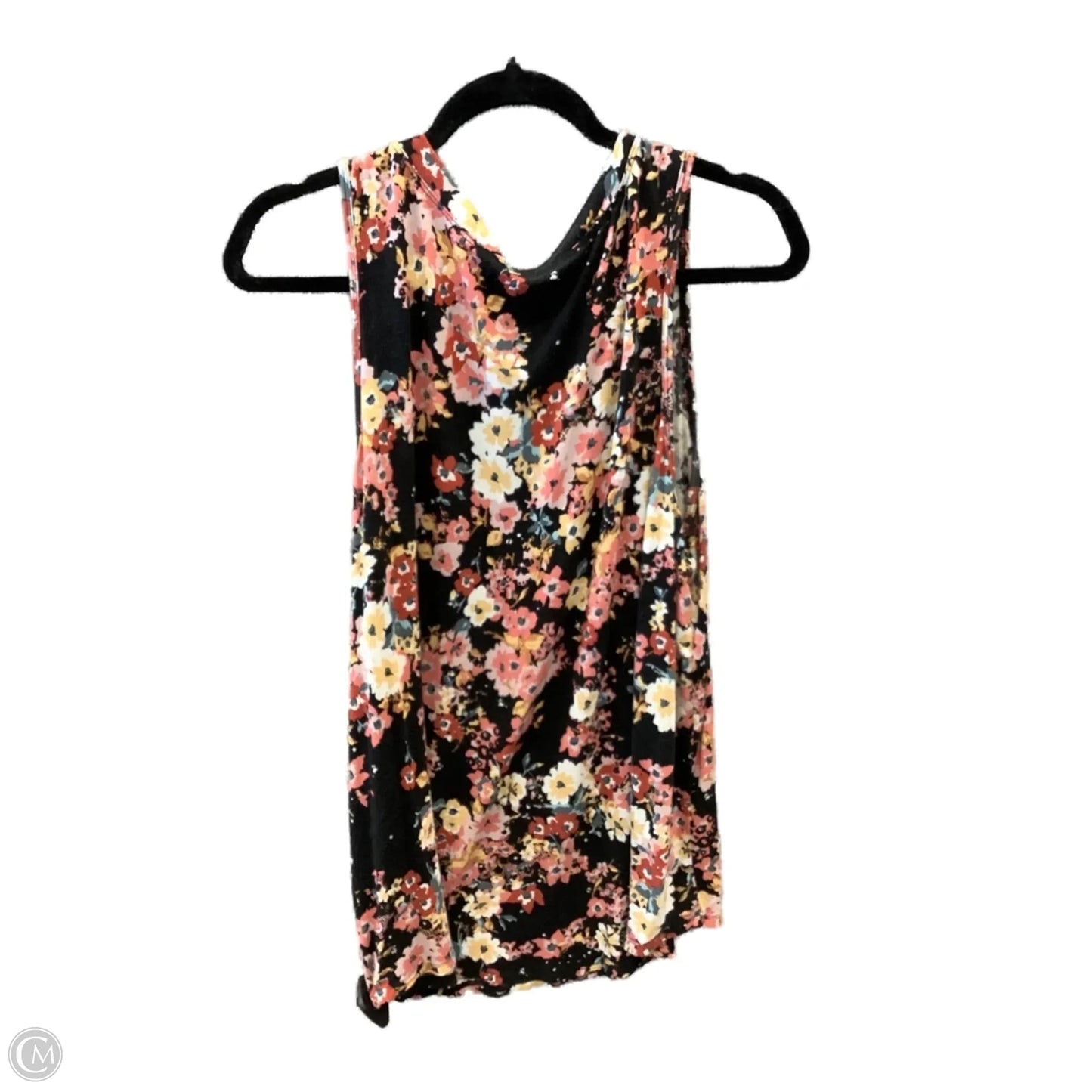 Top Sleeveless By Maurices In Floral Print, Size: 1x