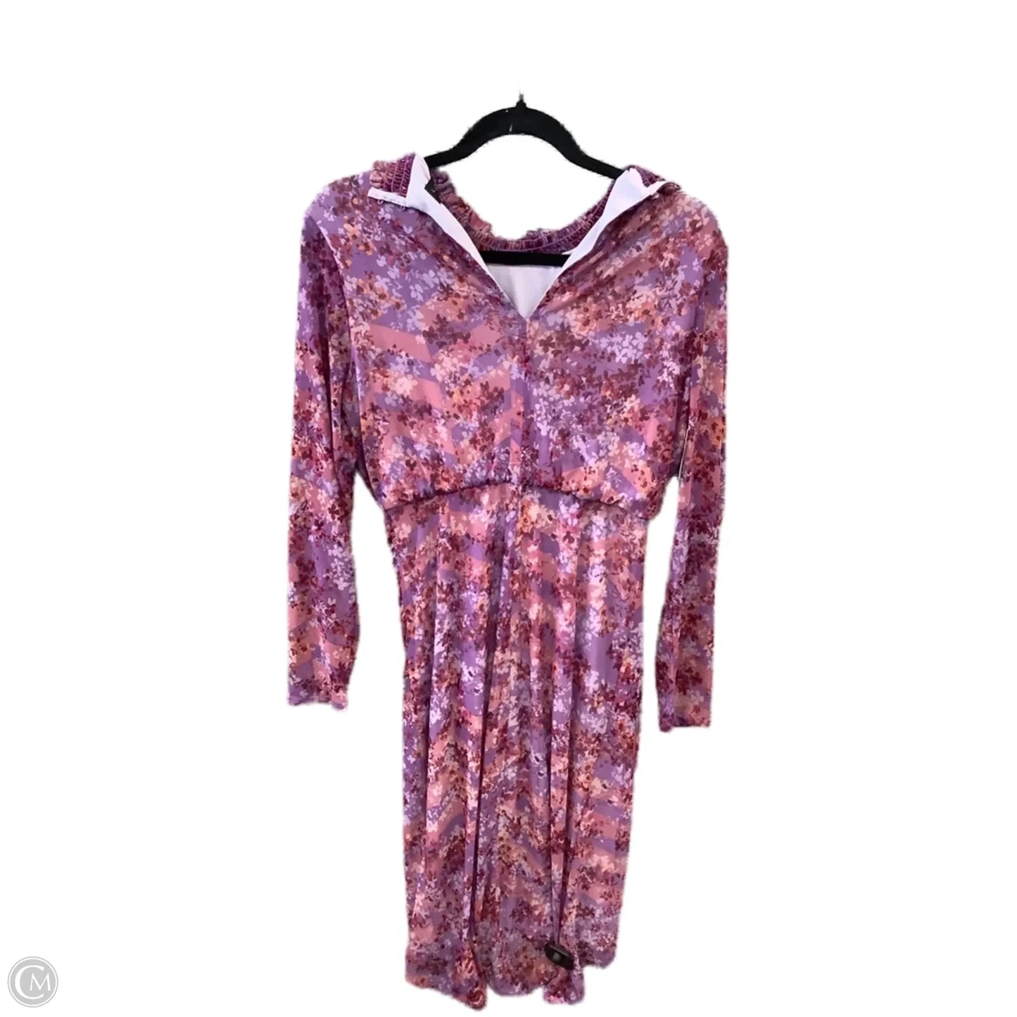 Dress Casual Midi By Shelli Segal In Purple, Size: M