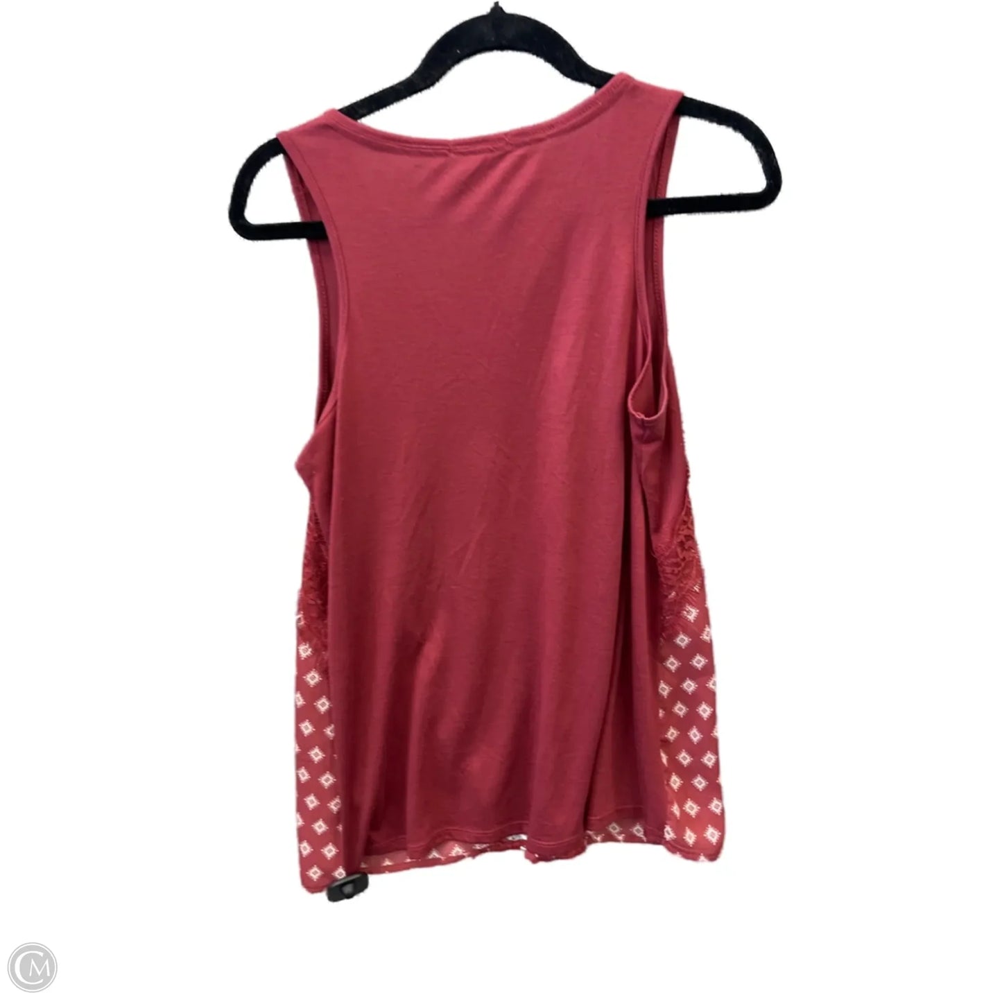 Top Sleeveless By Maurices In Red, Size: M