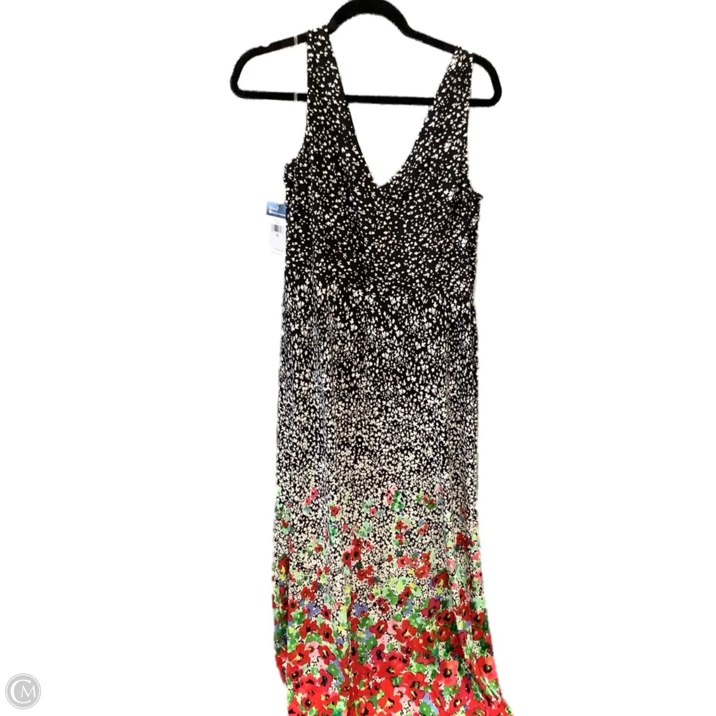 Dress Casual Midi By Chaps In Multi-colored, Size: Xl