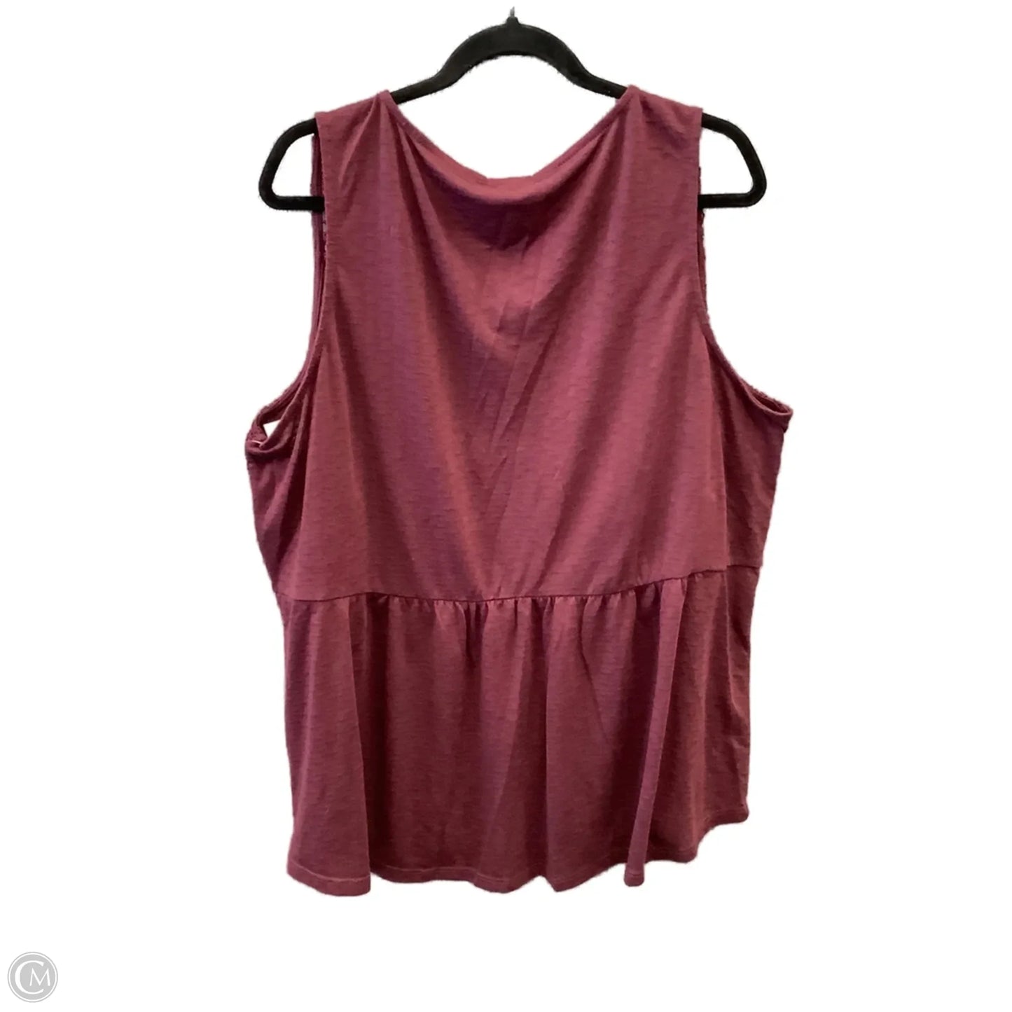 Top Sleeveless By Maurices In Purple, Size: 2x
