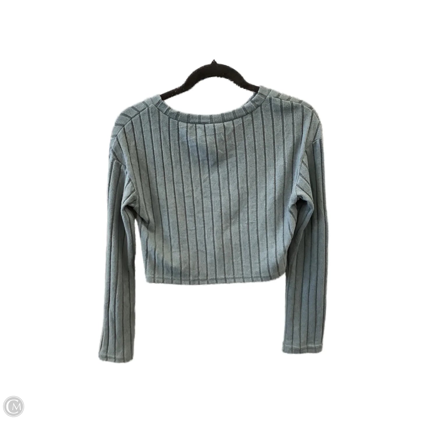Top Long Sleeve By Shein In Blue, Size: M