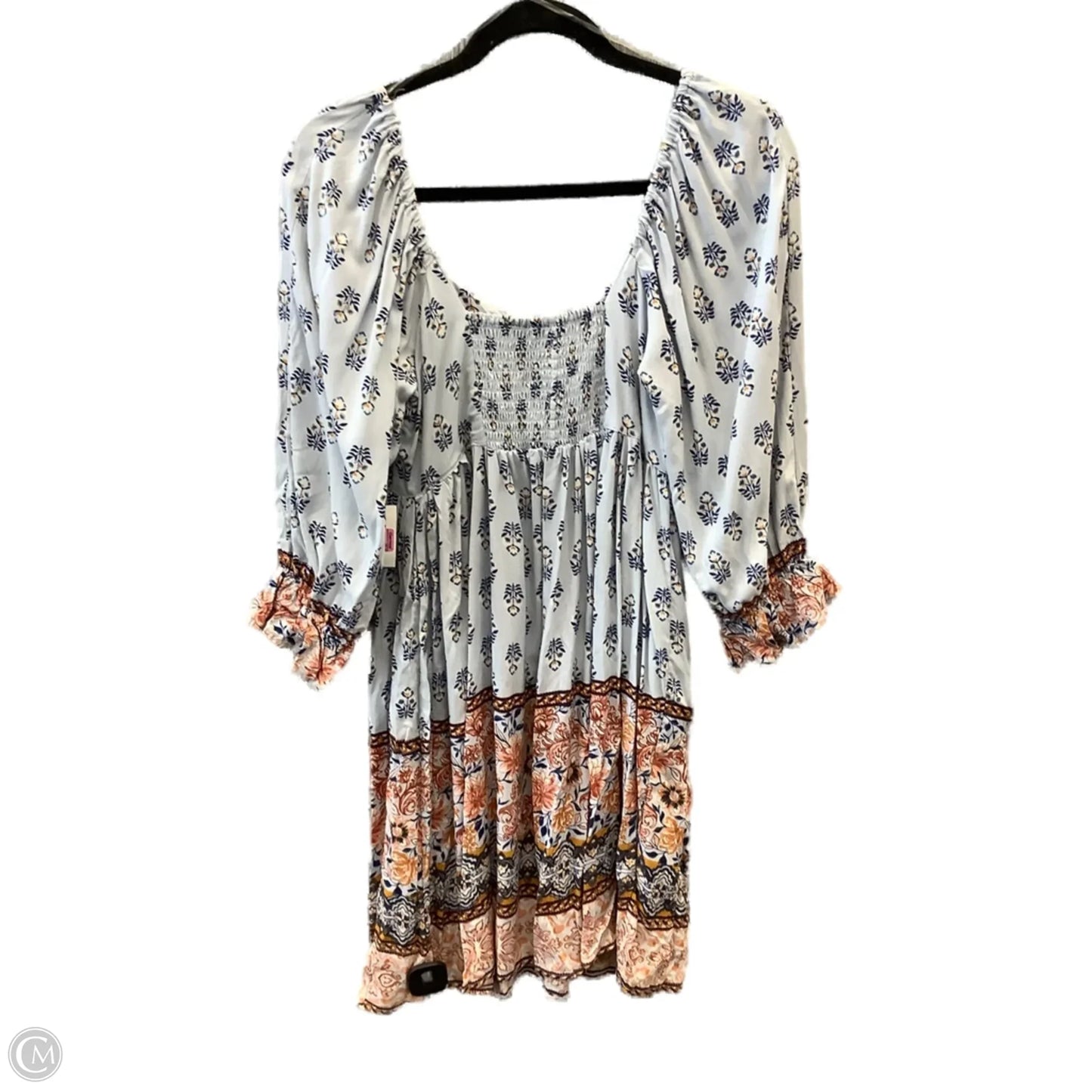 Dress Casual Midi By Angie In Blue, Size: M