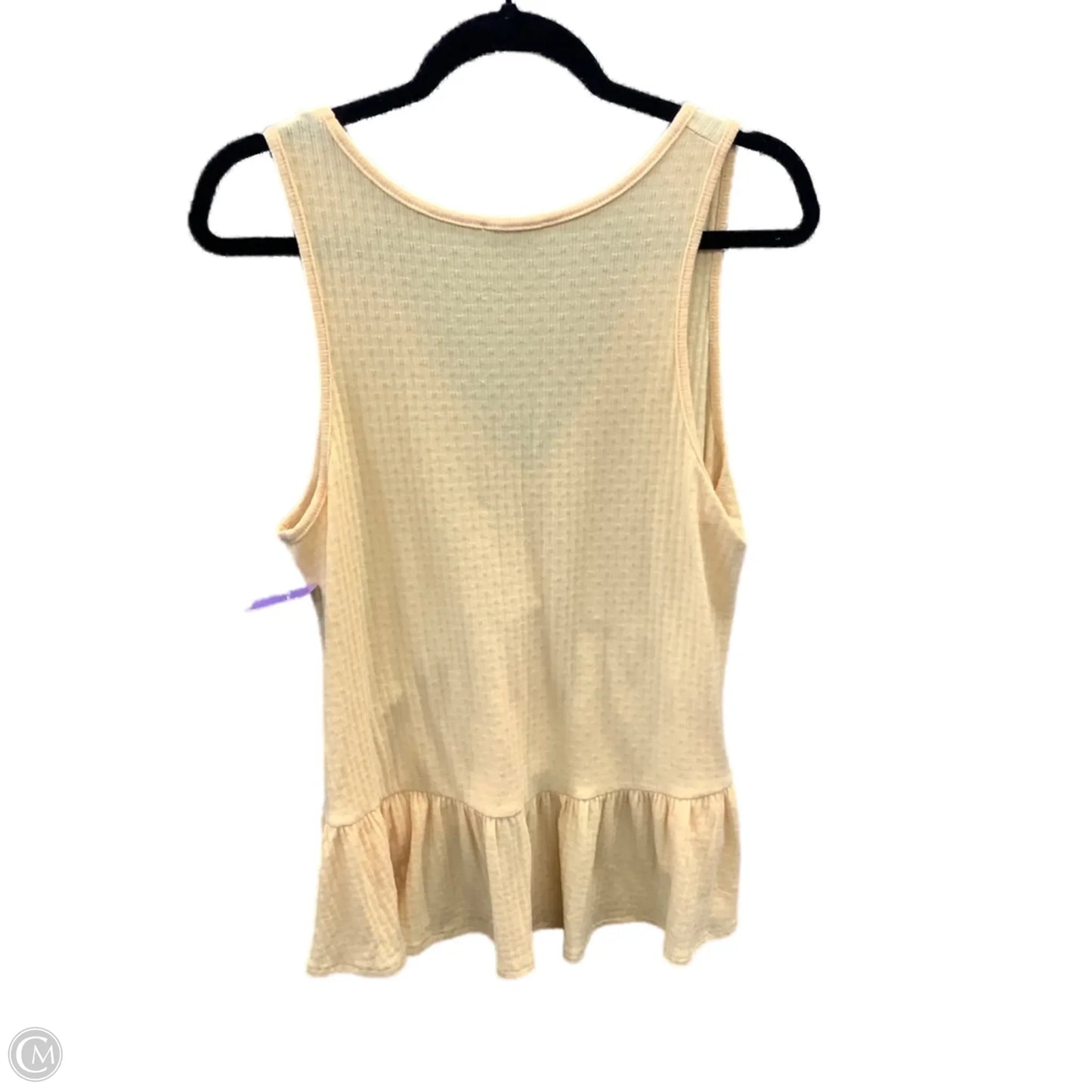 Top Sleeveless By Altard State In Yellow, Size: M