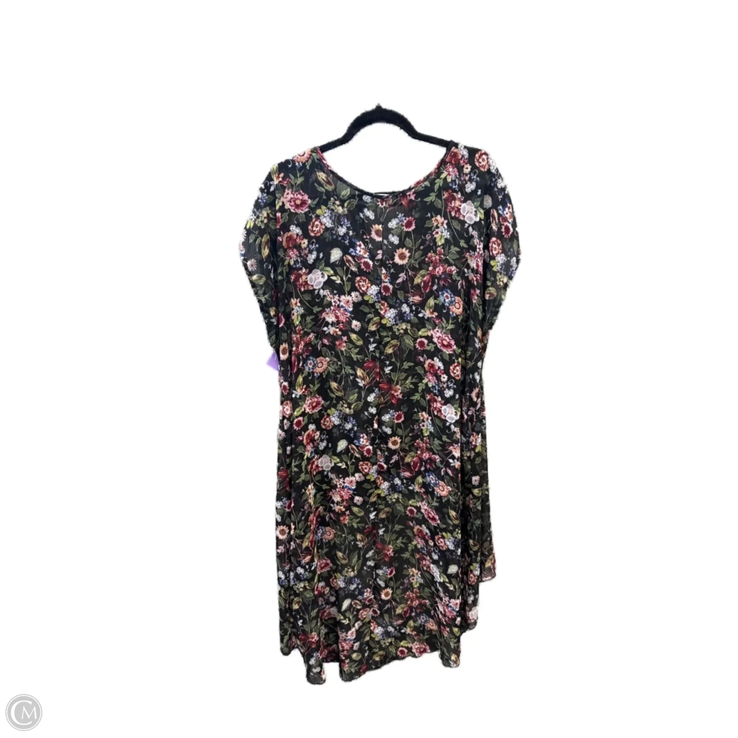 Swimwear Cover-up By Cha Cha Vente In Floral Print, Size: 2x