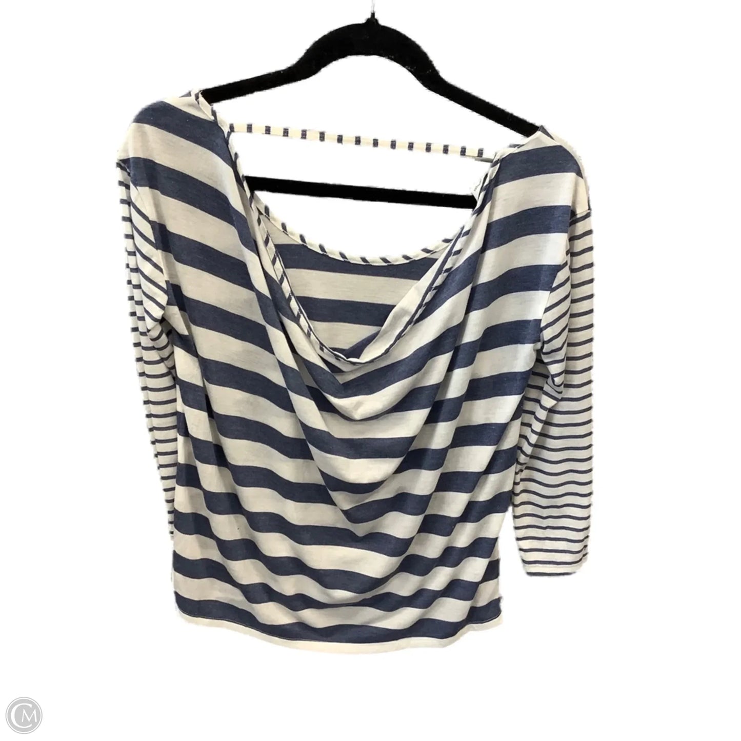 Top Long Sleeve By American Eagle In Striped Pattern, Size: Xs