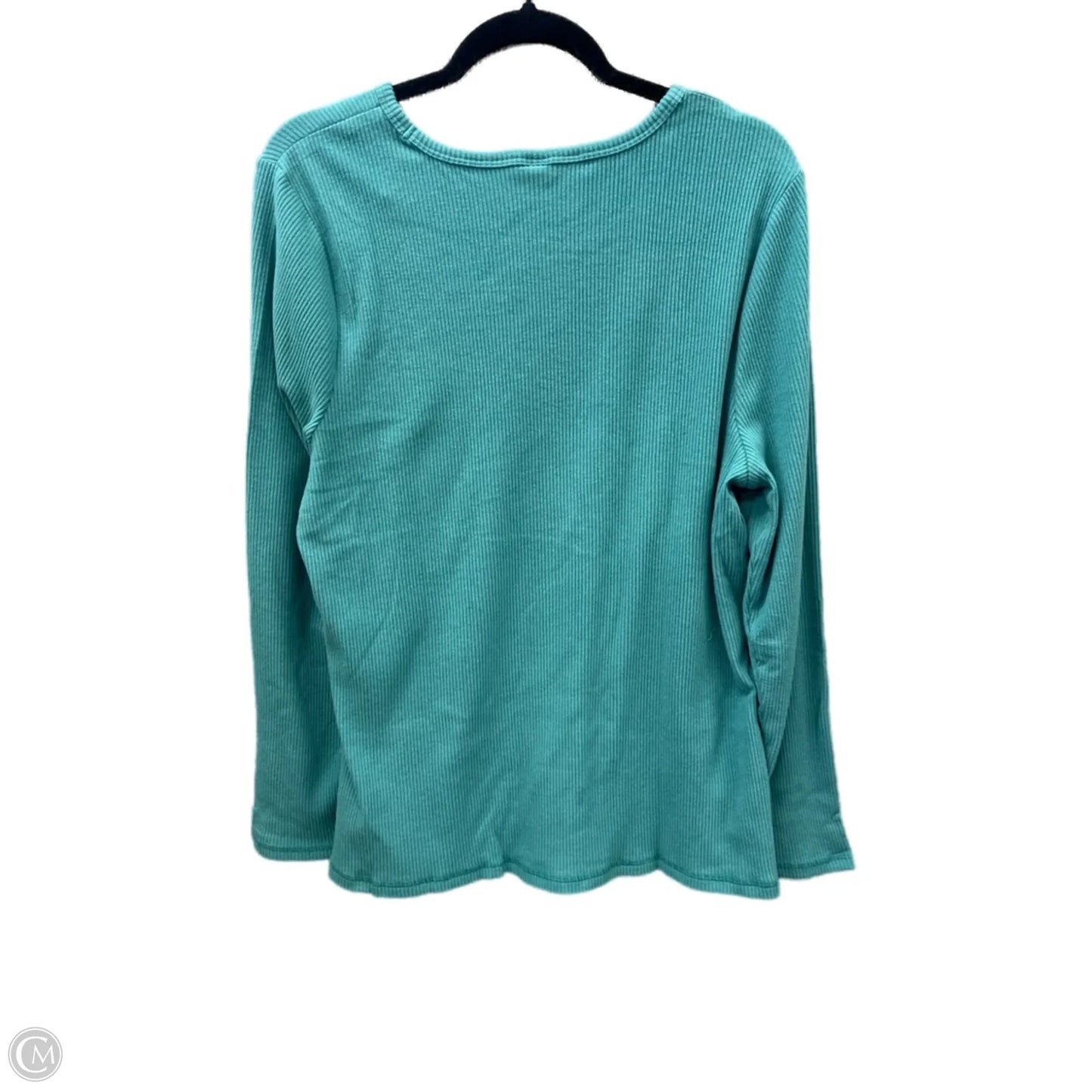 Top Long Sleeve By Old Navy In Teal, Size: 3x