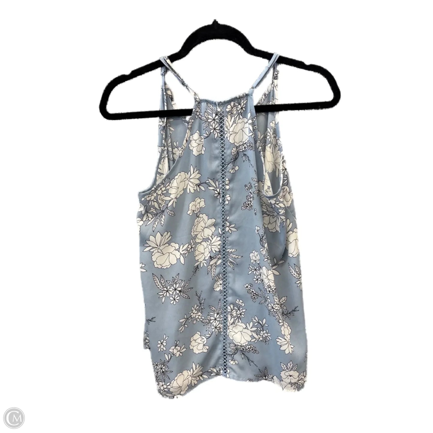 Top Sleeveless By Pink Rose In Blue, Size: L