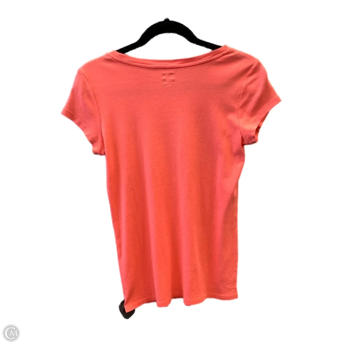 Top Short Sleeve Basic By Jcp In Coral, Size: L