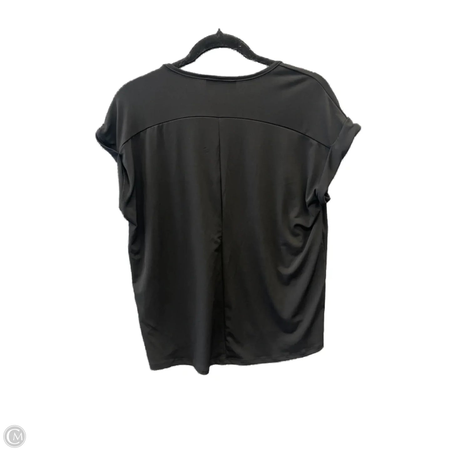 Top Short Sleeve By Clothes Mentor In Black, Size: S