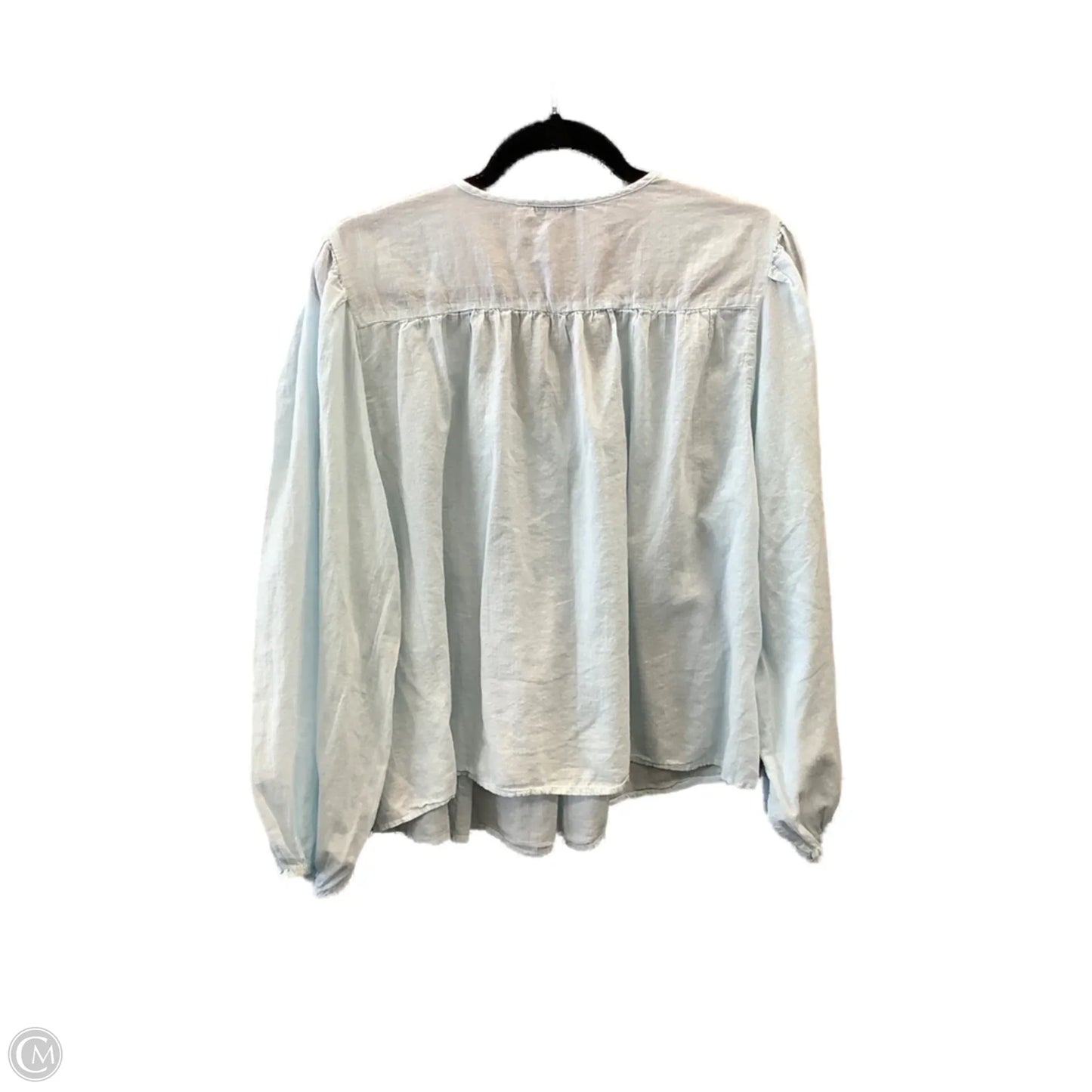 Top Long Sleeve By American Eagle In Blue, Size: Xl