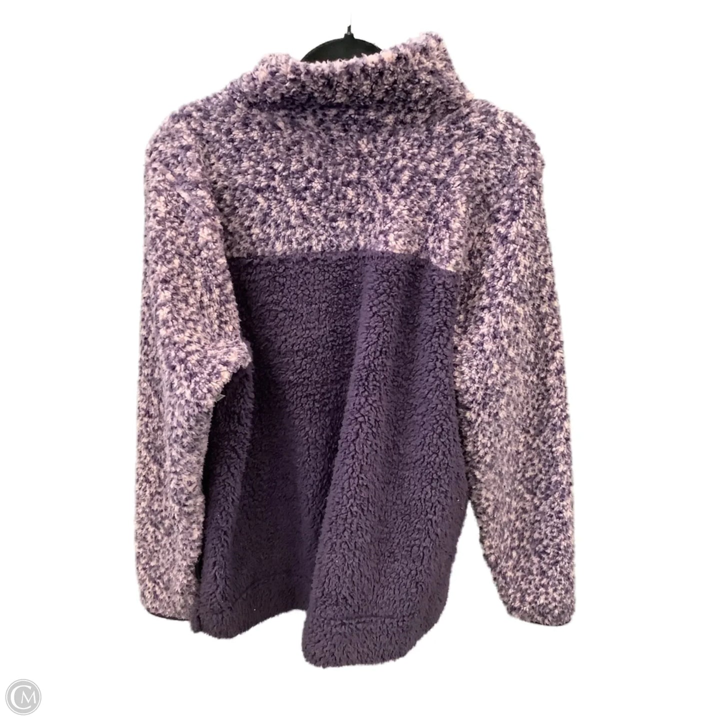 Jacket Faux Fur & Sherpa By Sonoma In Purple, Size: Xl