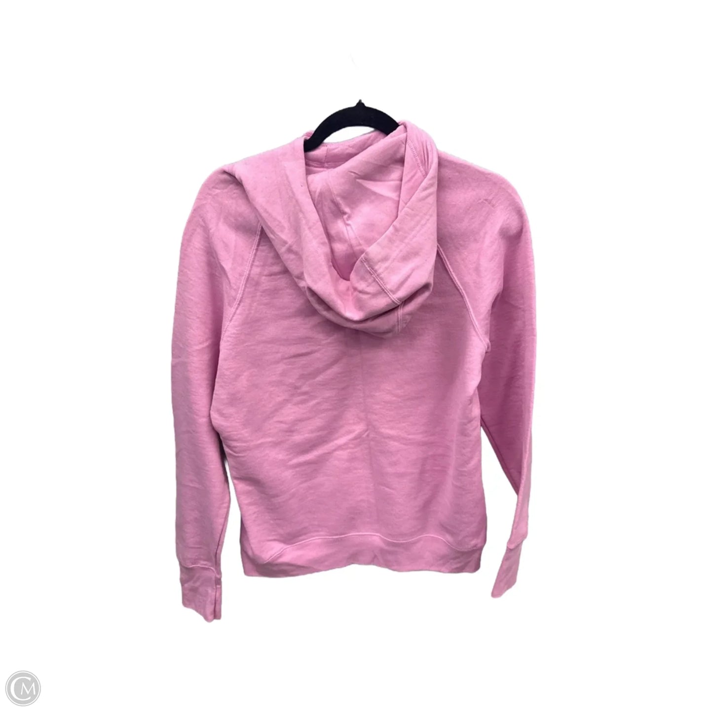 Athletic Top Long Sleeve Hoodie By Champion In Pink, Size: M