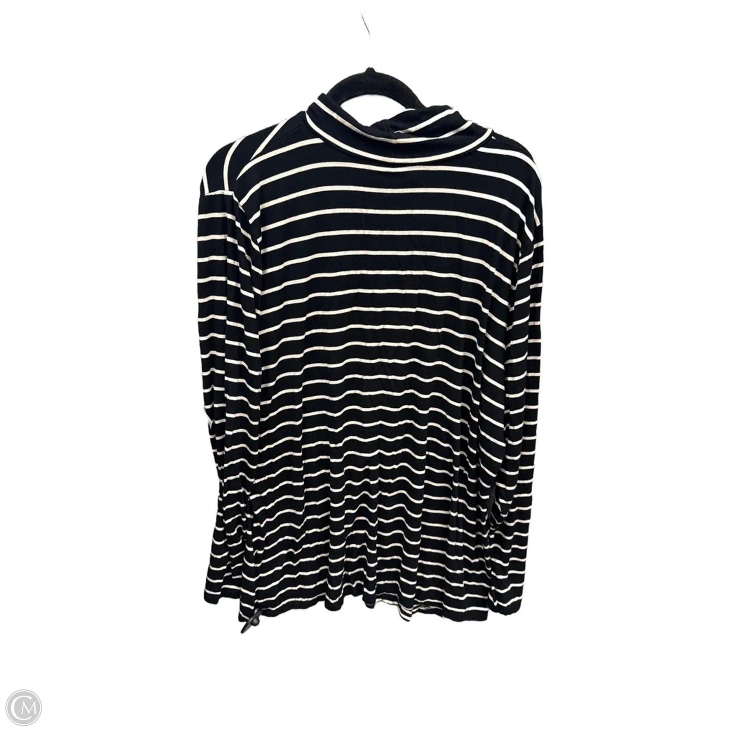 Top Long Sleeve By Ava & Viv In Striped Pattern, Size: 3x