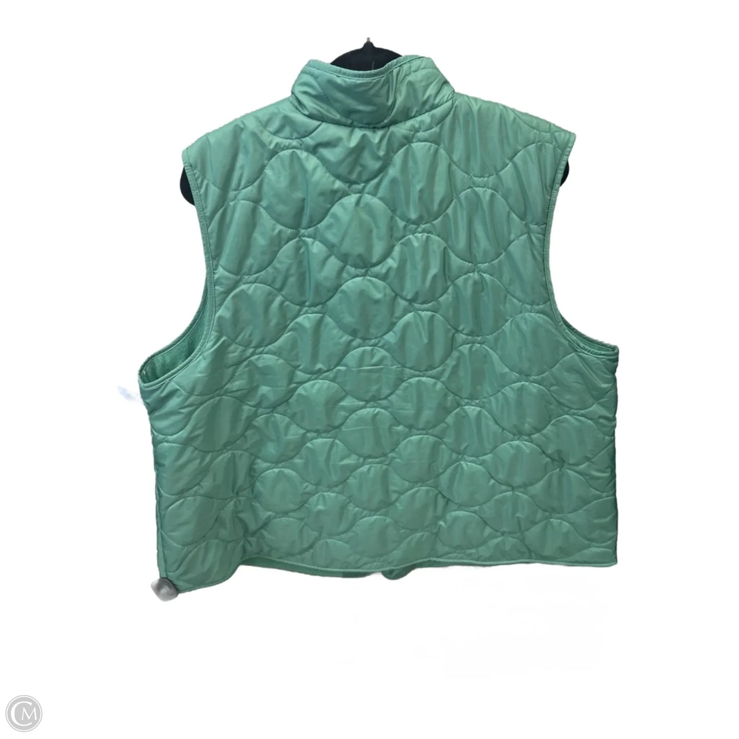 Vest Puffer & Quilted By Croft And Barrow In Green, Size: 3x
