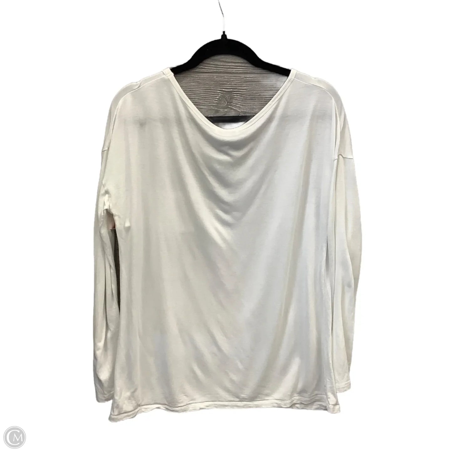 Top Long Sleeve Basic By Old Navy In White, Size: L