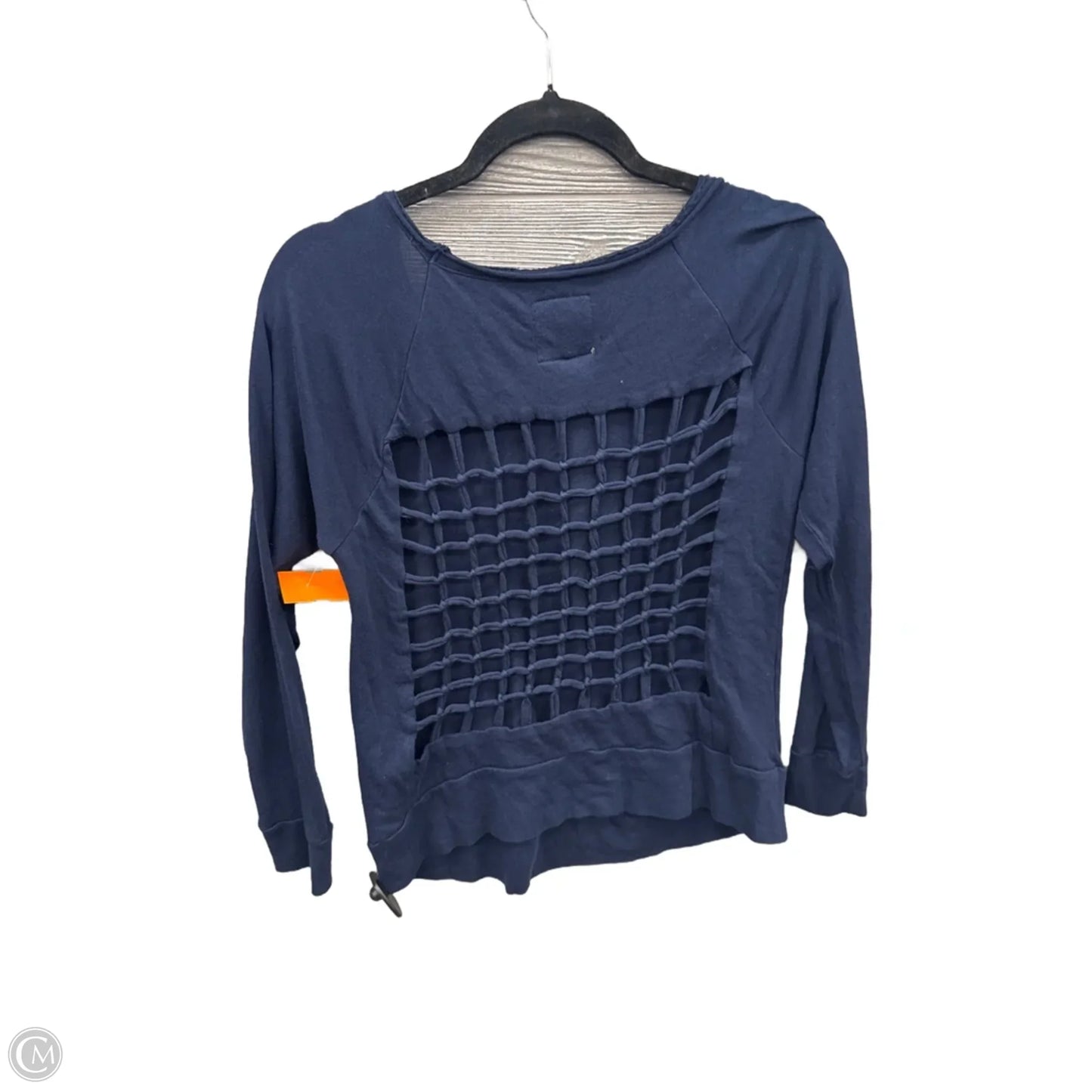 Top Long Sleeve By Chaser In Blue, Size: M