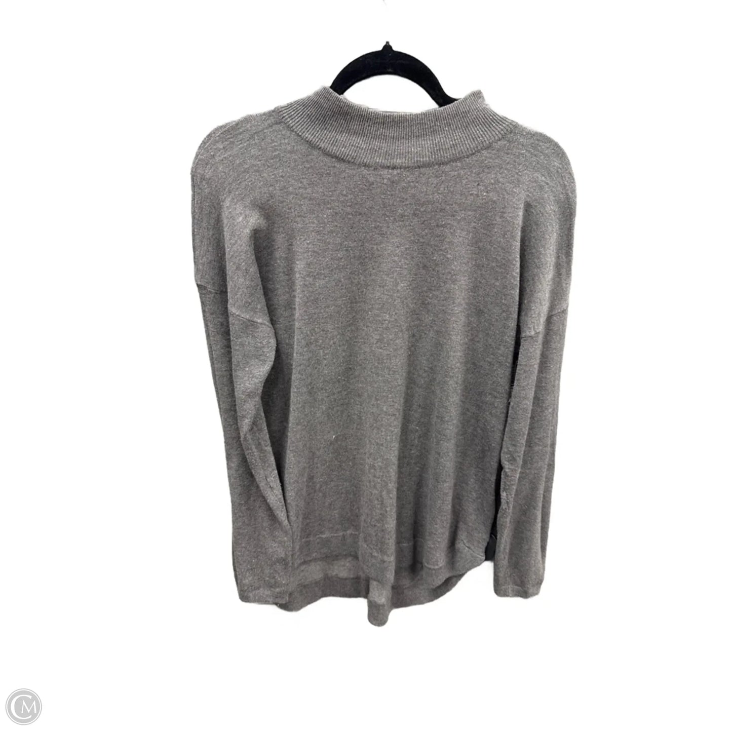 Top Long Sleeve By Cyrus In Grey, Size: L