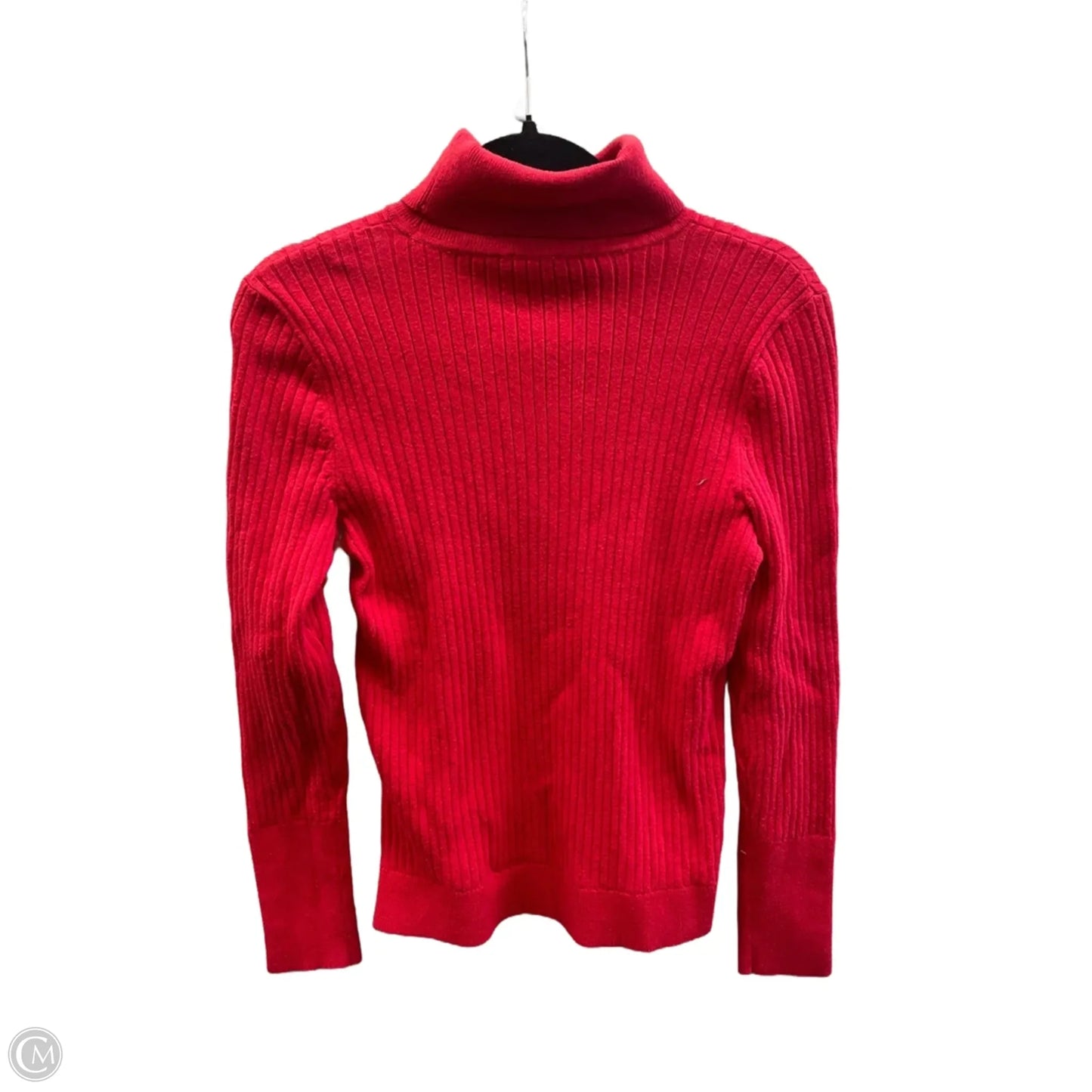 Top Long Sleeve By Talbots In Red, Size: M