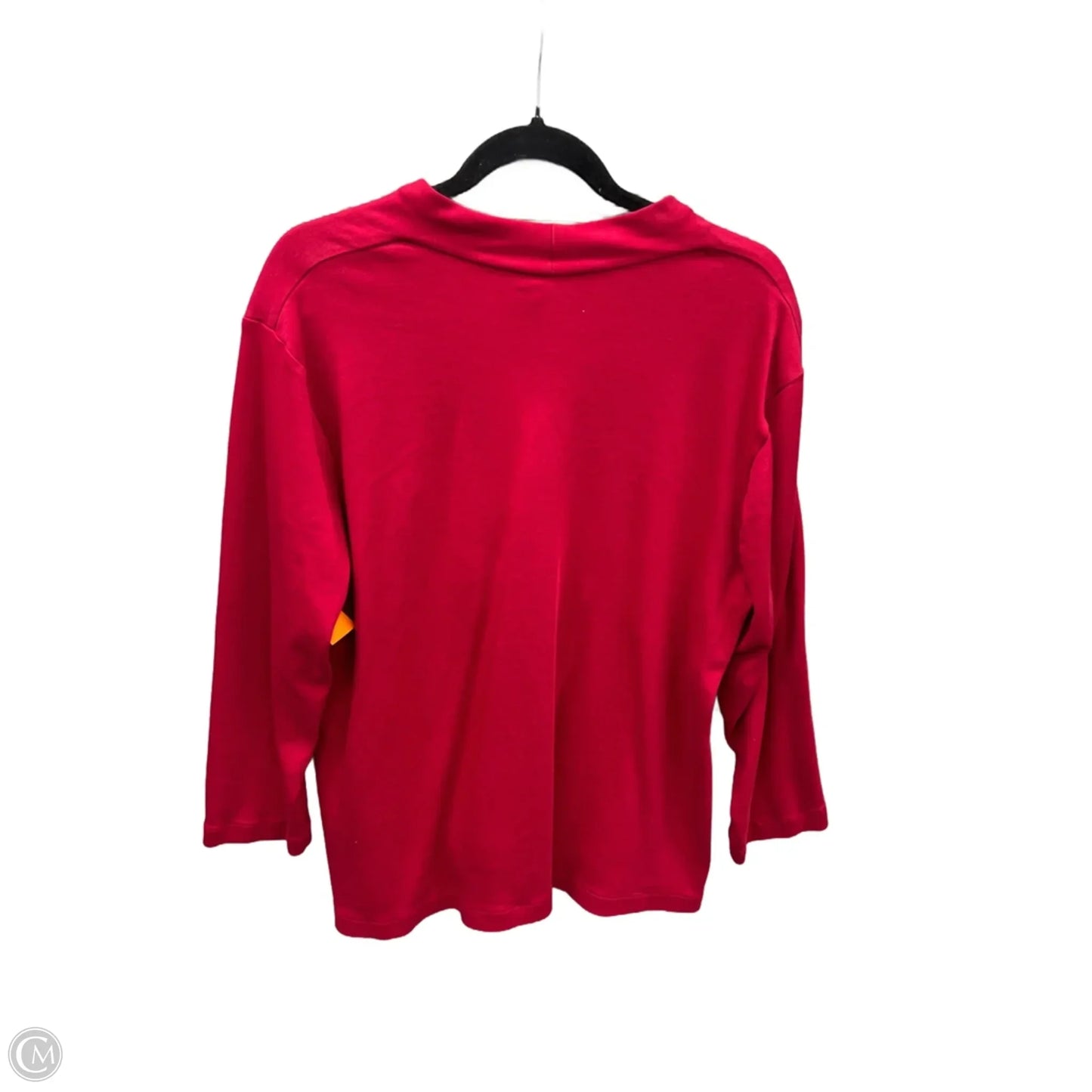 Top Long Sleeve By Chicos In Red, Size: Xl