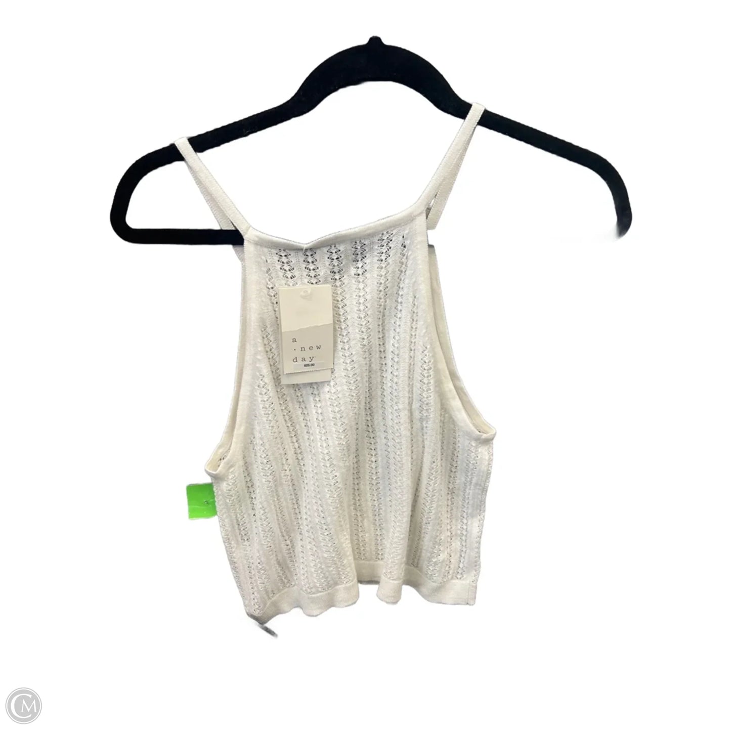 Top Sleeveless By A New Day In White, Size: M