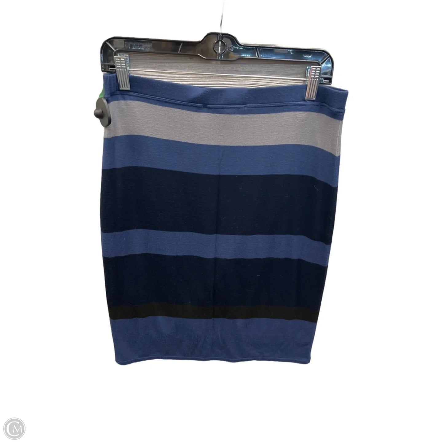Skirt Midi By Max Studio In Striped Pattern, Size: 8