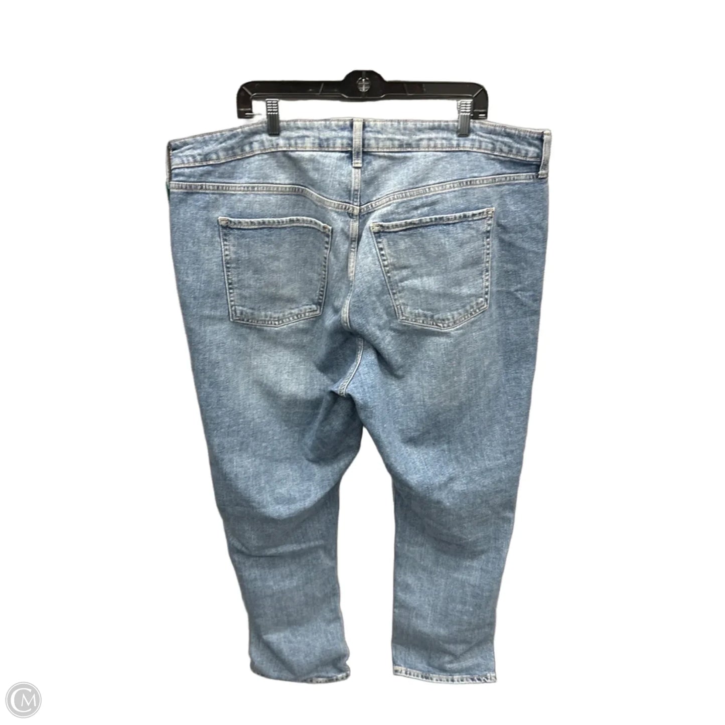 Jeans Straight By Old Navy In Blue Denim, Size: 20