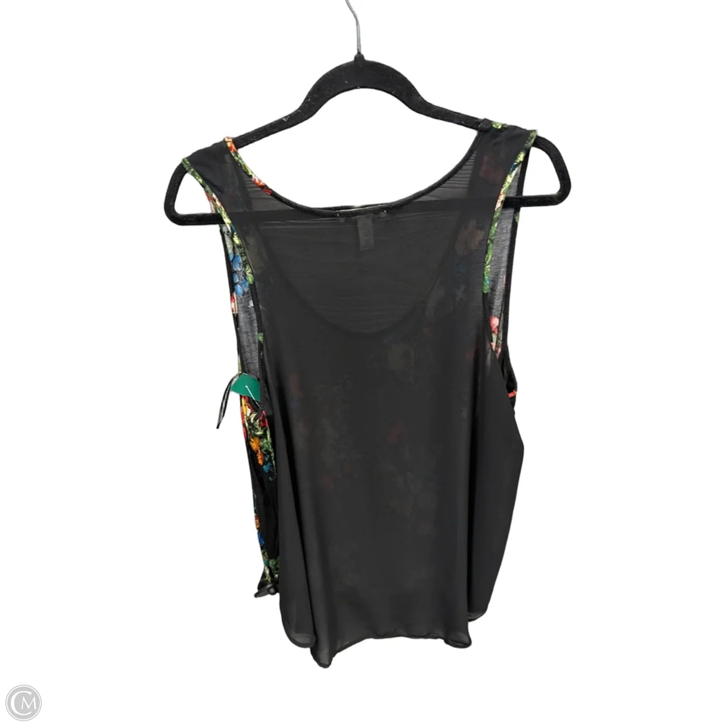Top Sleeveless By Ambiance Apparel In Black, Size: 2x