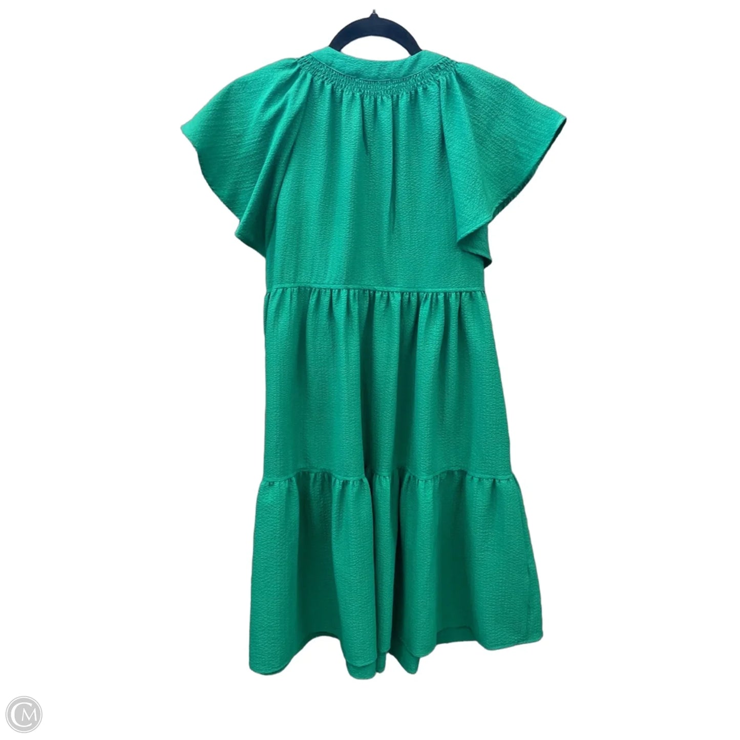 Dress Casual Short By Calvin Klein In Green, Size: Xs