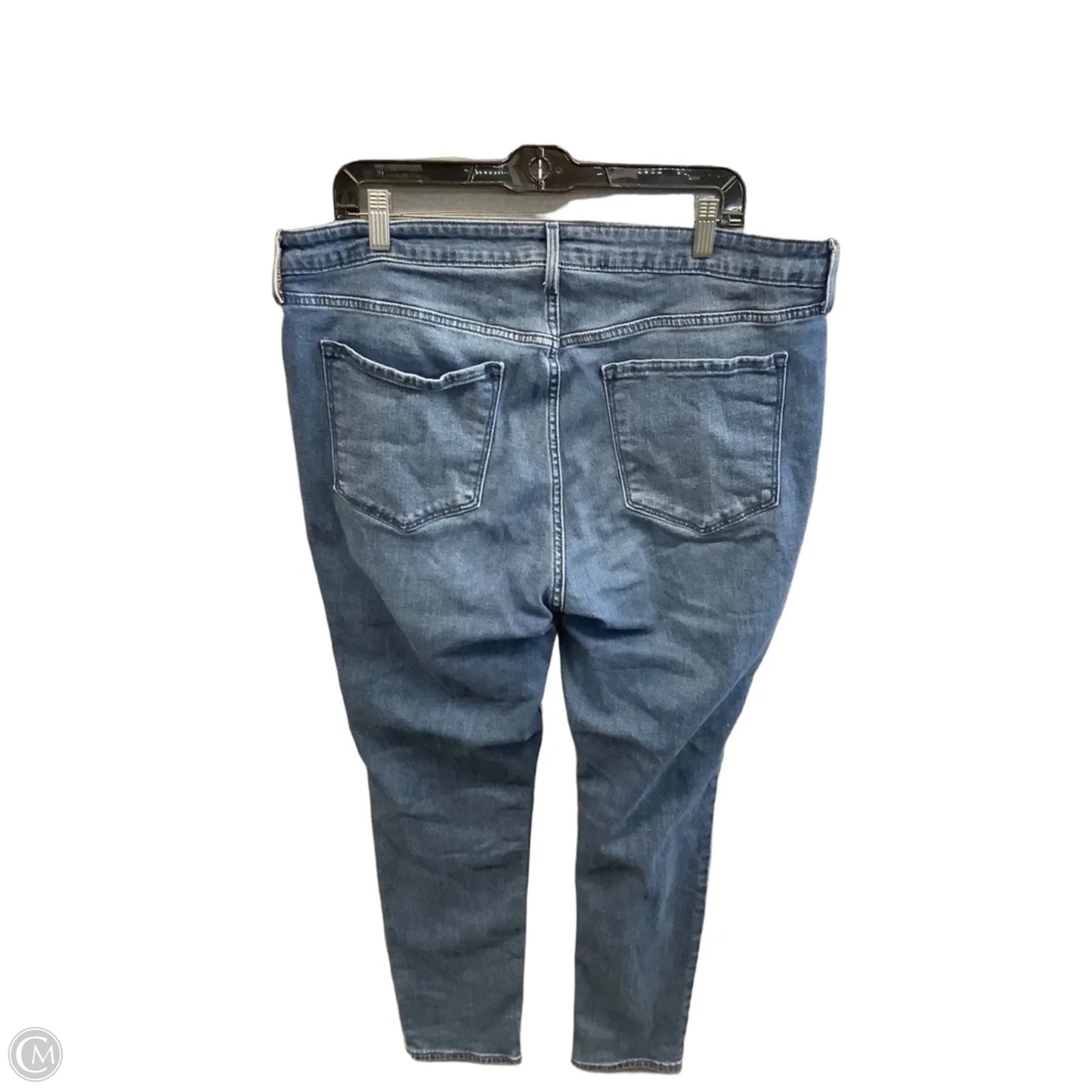 Jeans Skinny By Old Navy In Blue Denim, Size: 18