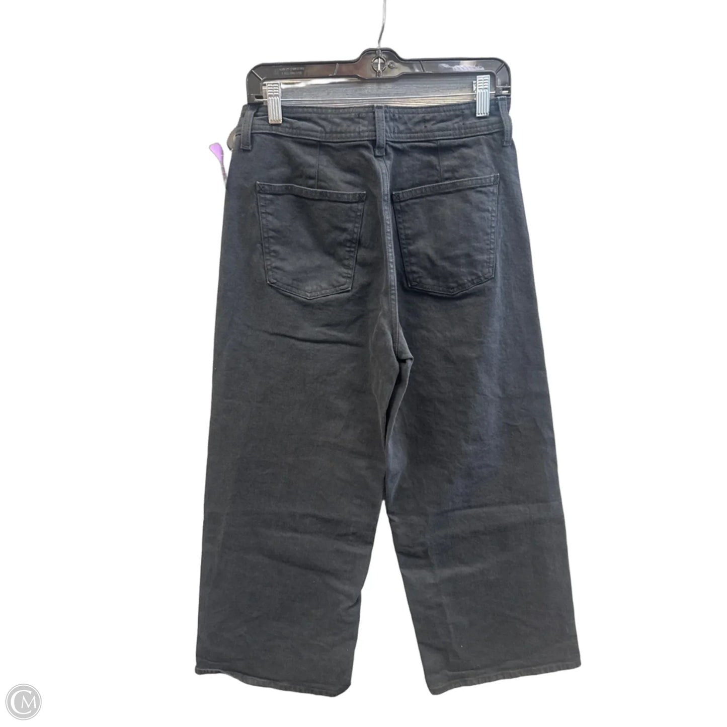 Jeans Wide Leg By Universal Thread In Black Denim, Size: 8